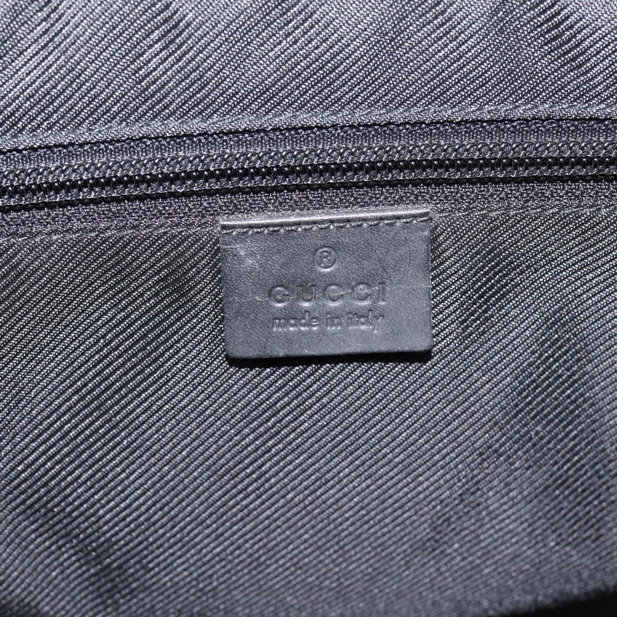 GUCCI GG Supreme Tote Bag Black Silver 101666 Auth 205293 image 10