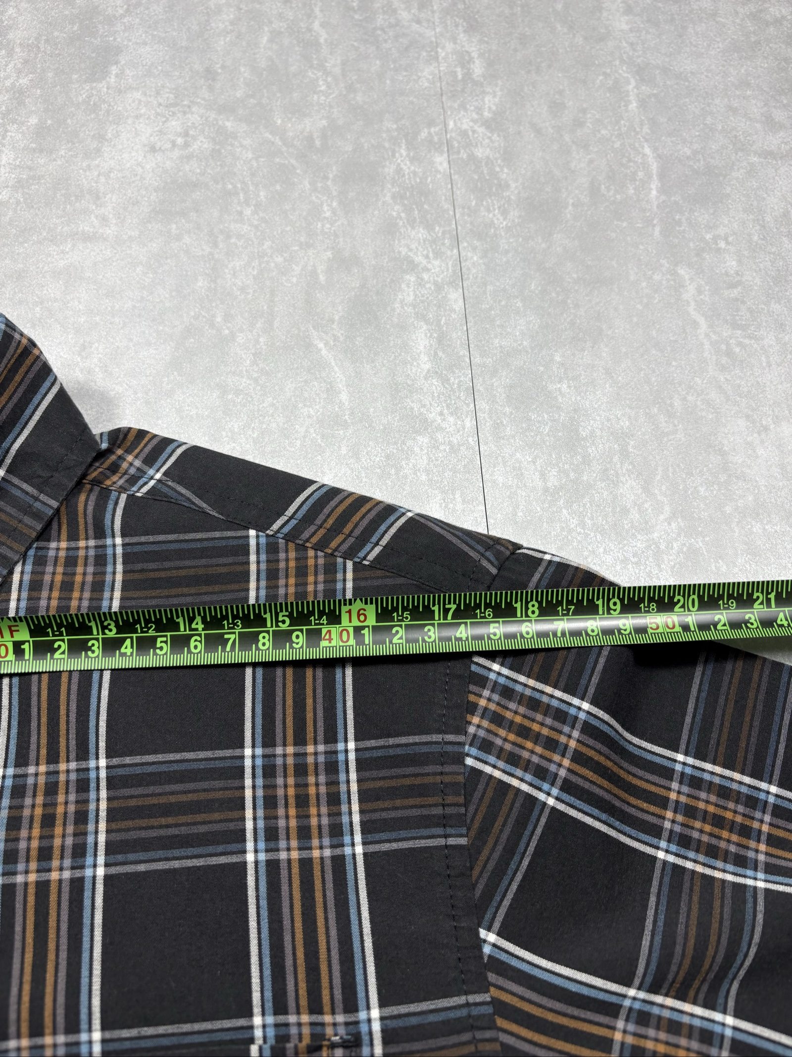 Dickies Men's Black Brown Blue Plaid Relaxed Fit Shirt Small image 10