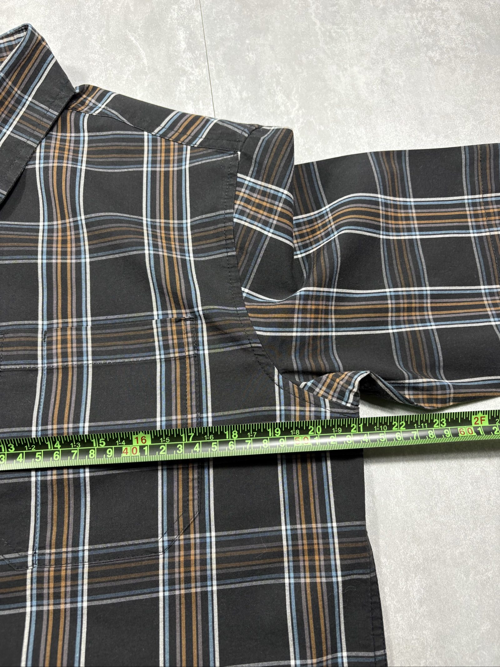 Dickies Men's Black Brown Blue Plaid Relaxed Fit Shirt Small image 9