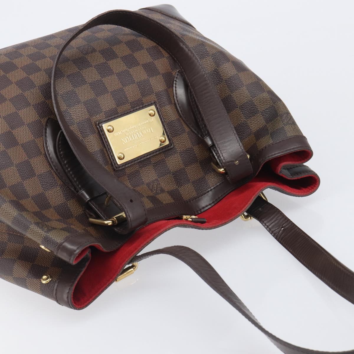 LOUIS VUITTON Damier Ebene Hampstead MM Tote Bag N51204 LV Auth 205214 image 6