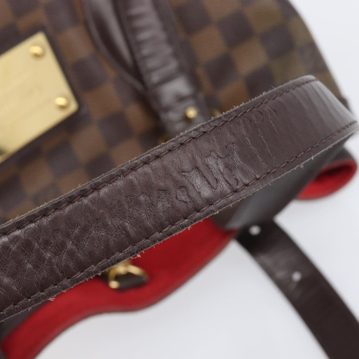 LOUIS VUITTON Damier Ebene Hampstead MM Tote Bag N51204 LV Auth 205214 image 8