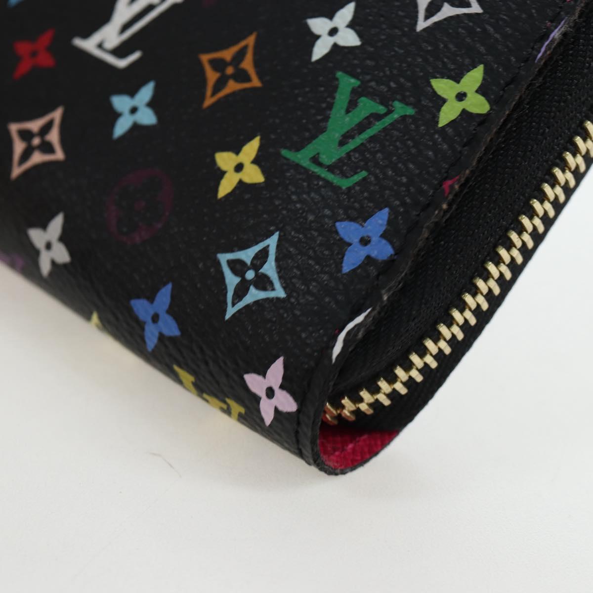 LOUIS VUITTON Monogram Multicolor Zippy Wallet Wallet M60050 LV Auth BA15783V image 9