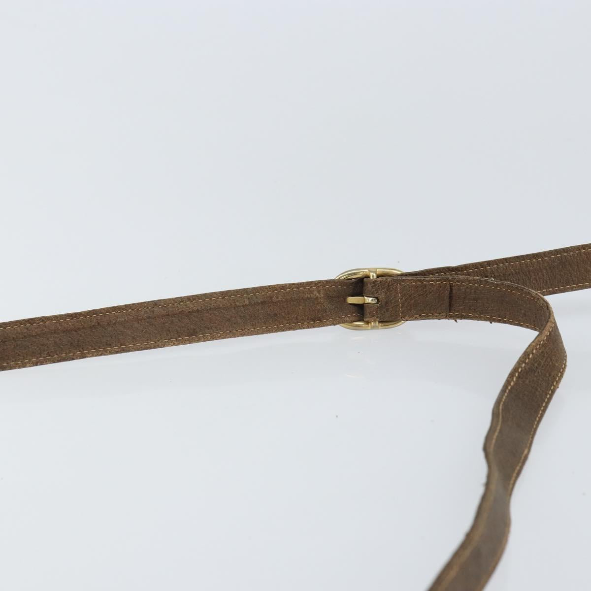 GUCCI GG Supreme Web Sherry Line Shoulder Bag PVC Beige Gold Auth BA9596 image 8