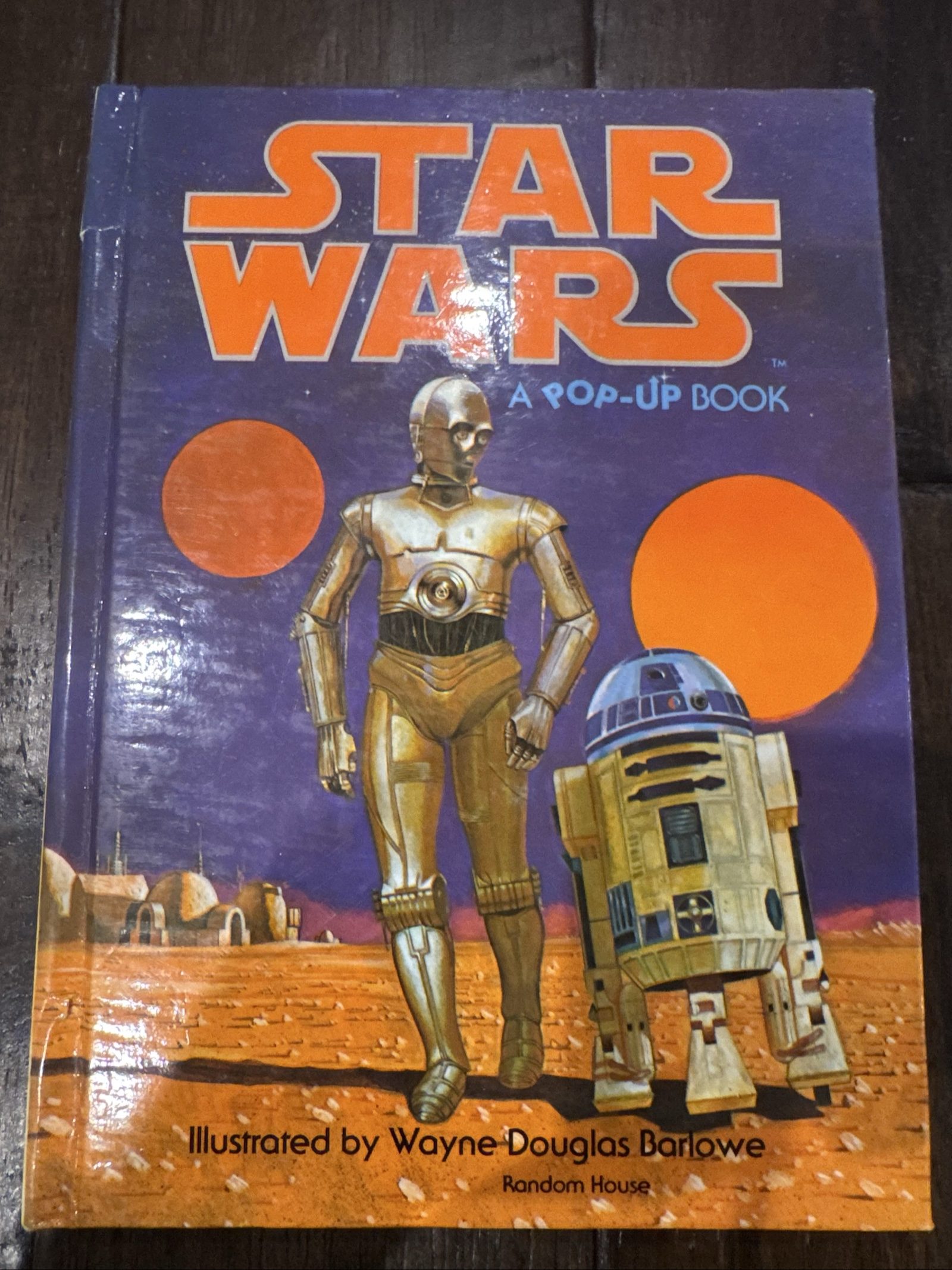 Vintage 1978 Star Wars Pop-Up Book – Wayne Douglas Barlowe – Random House