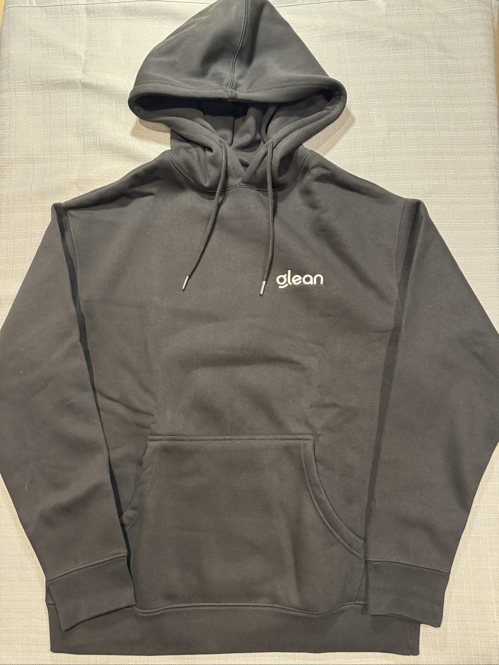 Men’s Cotton Heritage Glean Hoodie – Black – Large