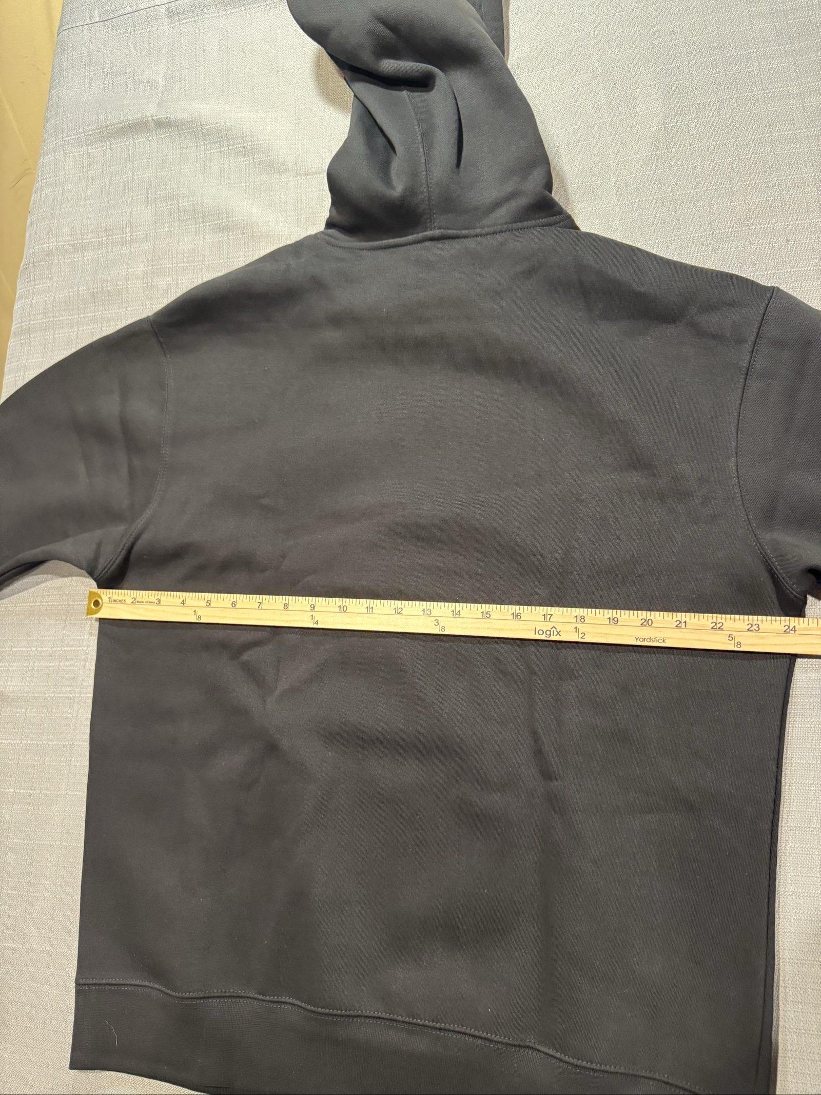 Men’s Cotton Heritage Glean Hoodie – Black – Large image 7