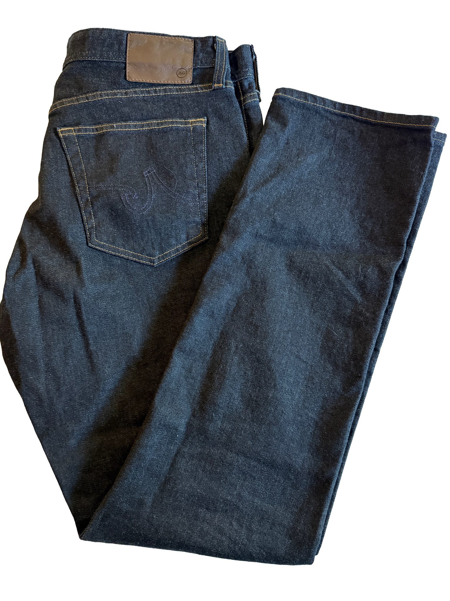 AG Men's Everett Slim Straight Jeans - Dark Wash Japanese Fabric - 34 x 32