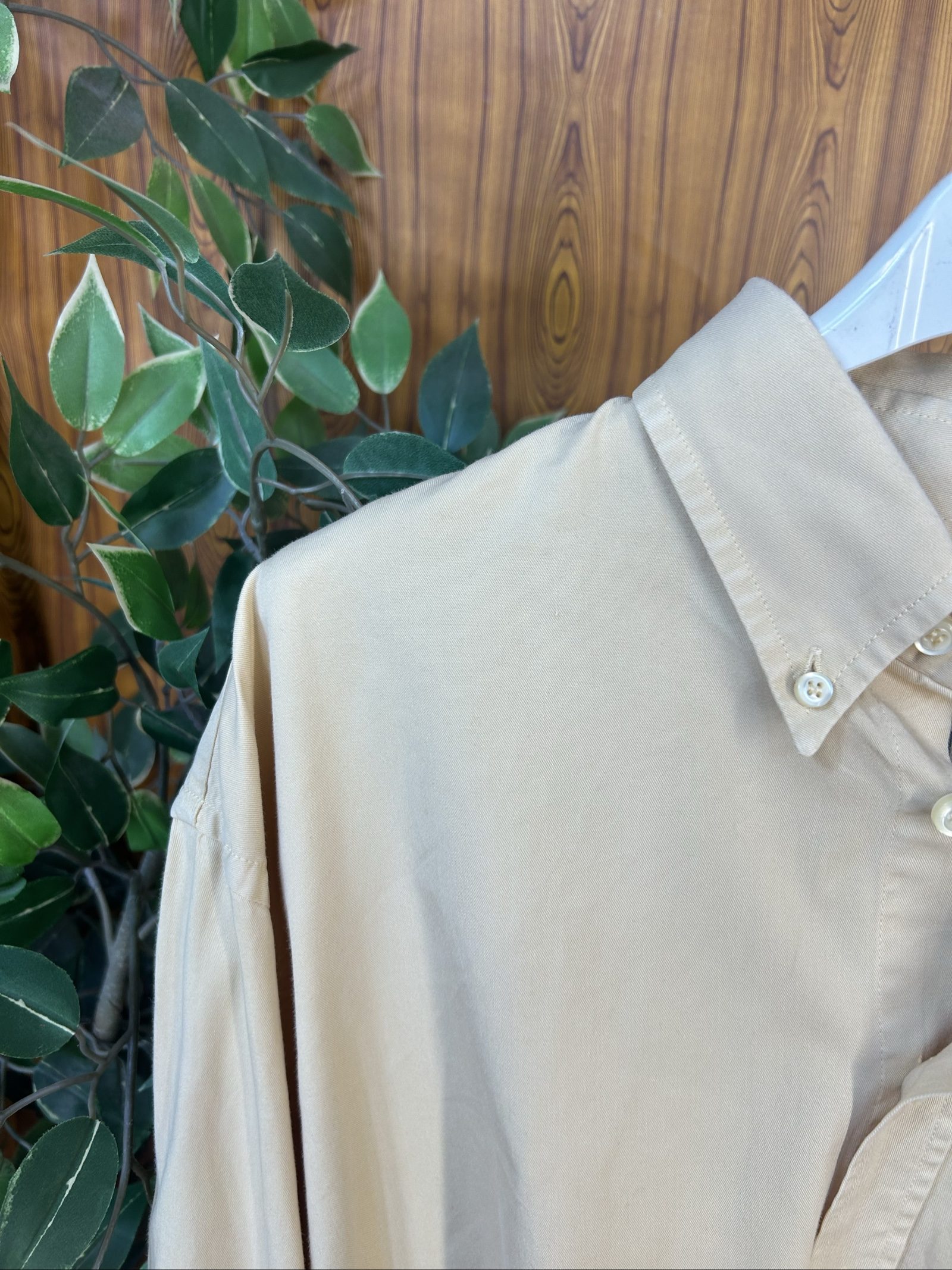 Murphy & Nye Beige Camicia Uomo Taglia L Classic image 5