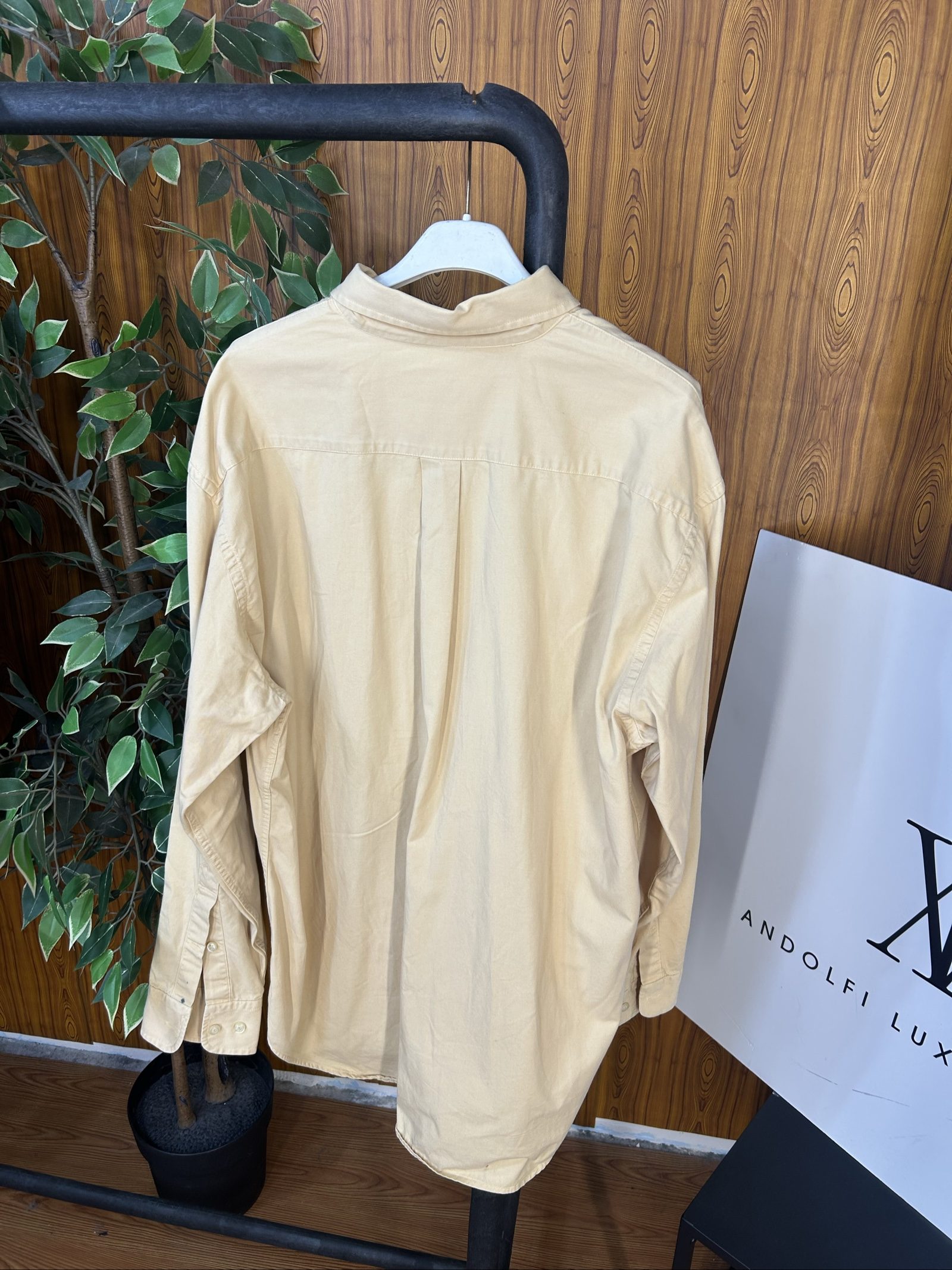Murphy & Nye Beige Camicia Uomo Taglia L Classic image 6