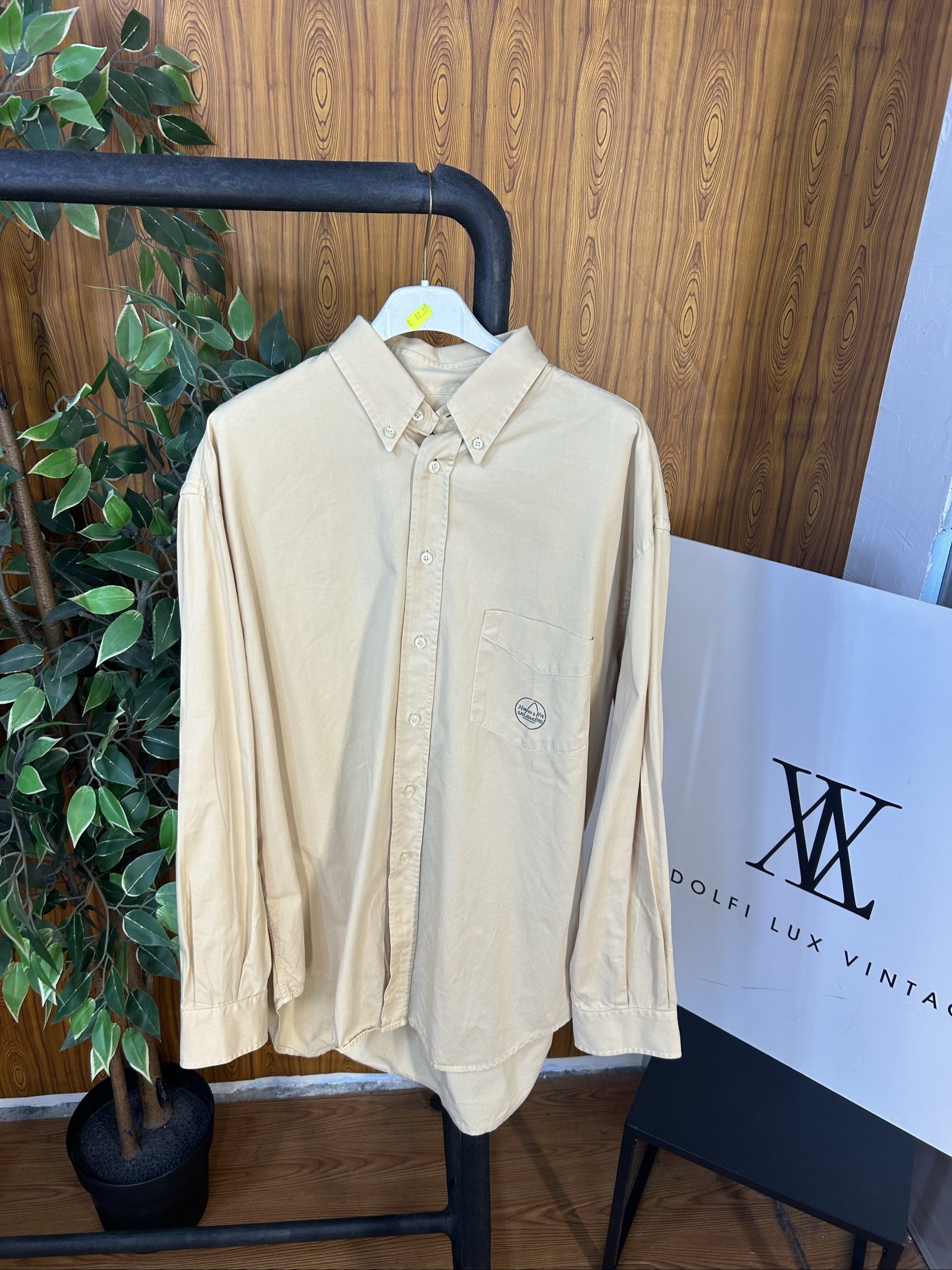 Murphy & Nye Beige Camicia Uomo Taglia L Classic