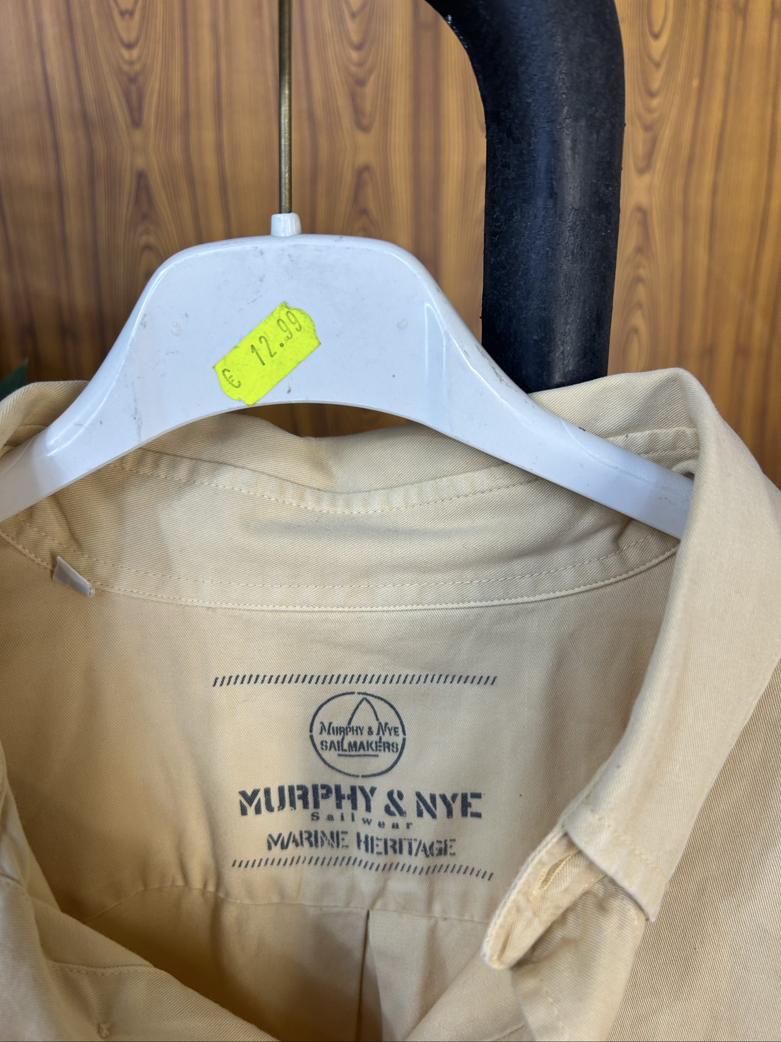 Murphy & Nye Beige Camicia Uomo Taglia L Classic image 3