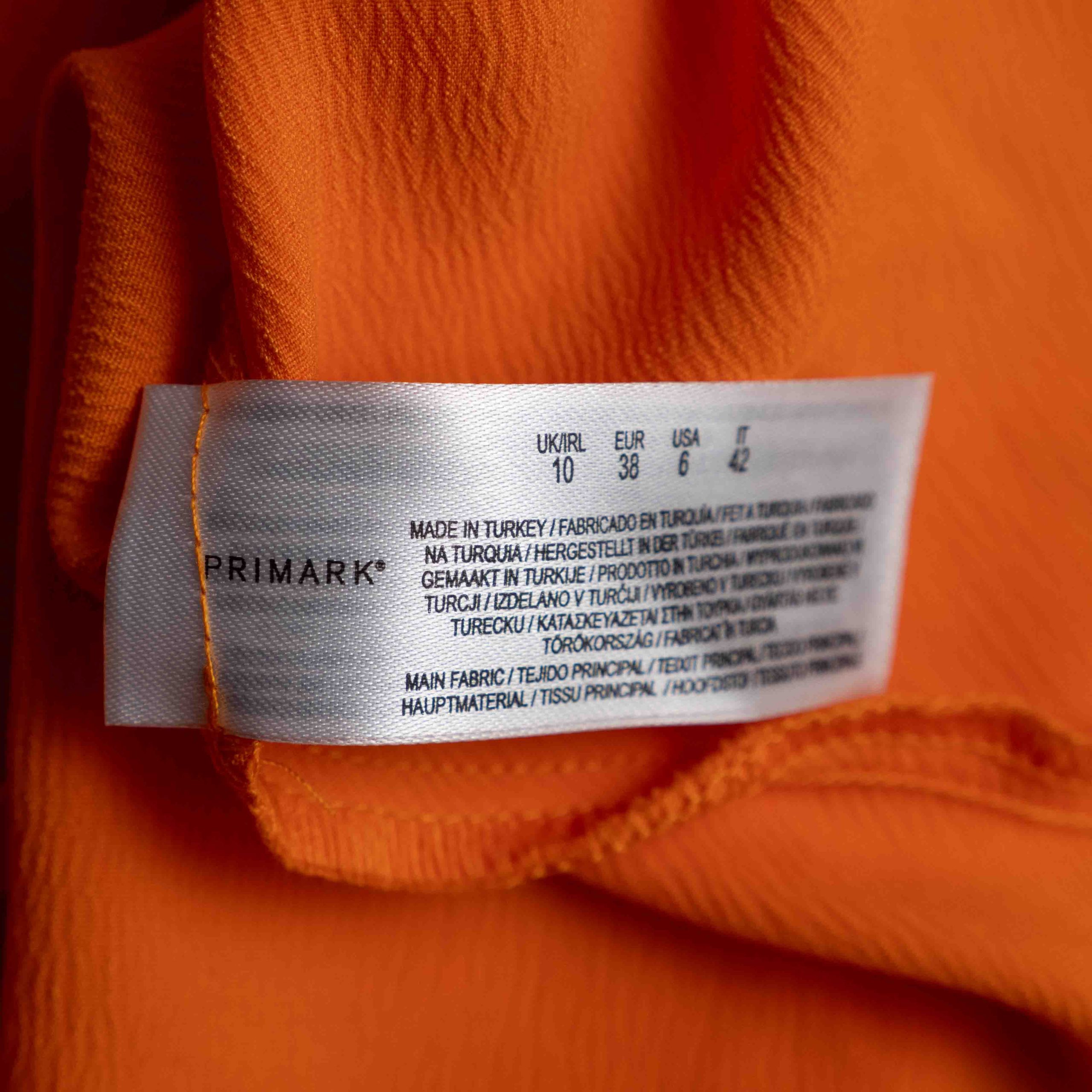 Primark 10 Orange Slip Dress NWT RRP £13.00 image 7