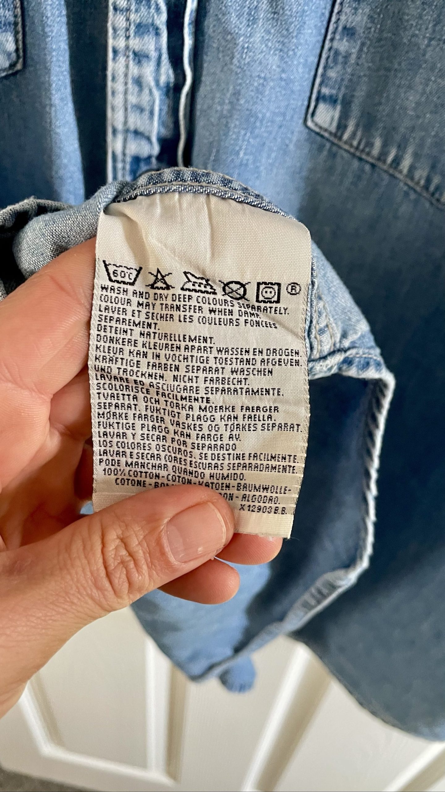 Levi's Men's Light Blue Denim Shirt XXL Western Style image 9