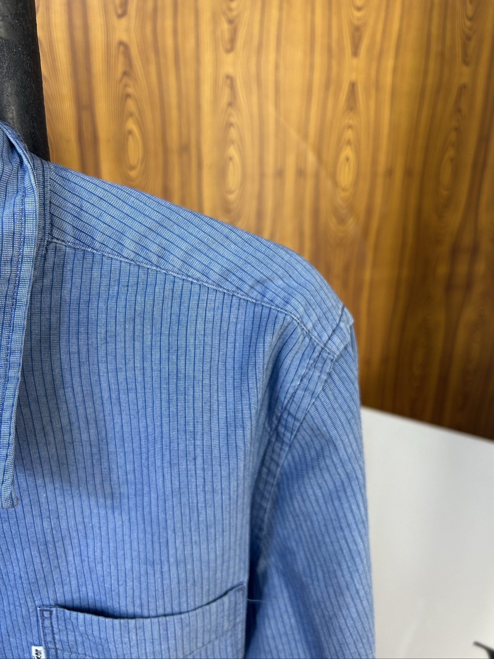 Levi's Camicia Uomo Blu Righe S Cotone image 3