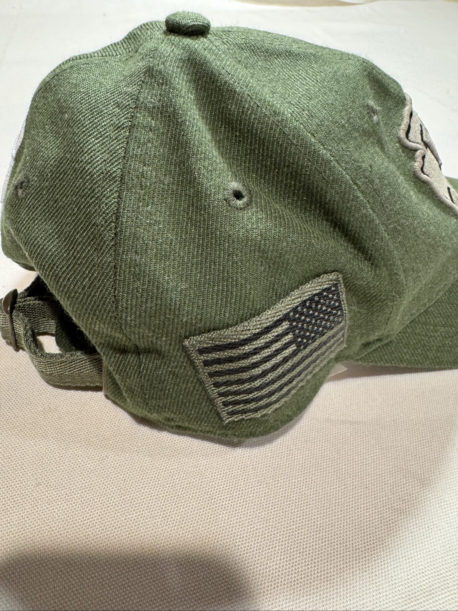 Kansas City Chiefs NFL Baseball Cap - Olive Green - Adjustable Hat image 2