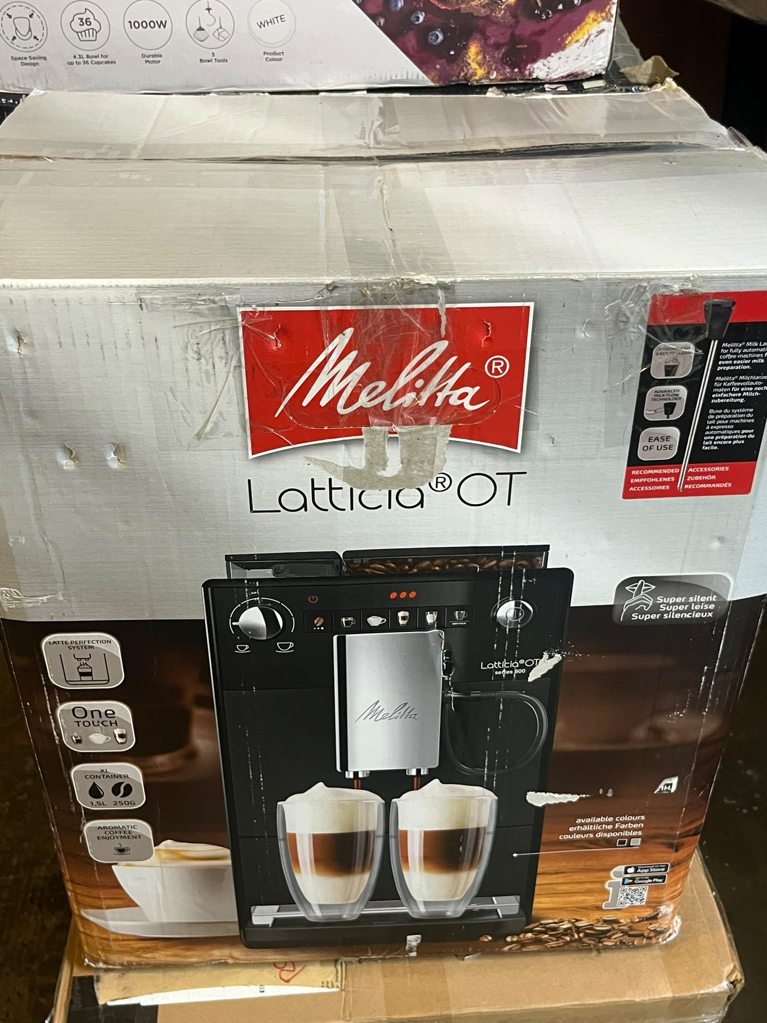 Melitta Nero & Acciaio Macchina da Caffè Automatica Latticia OT Serie 600