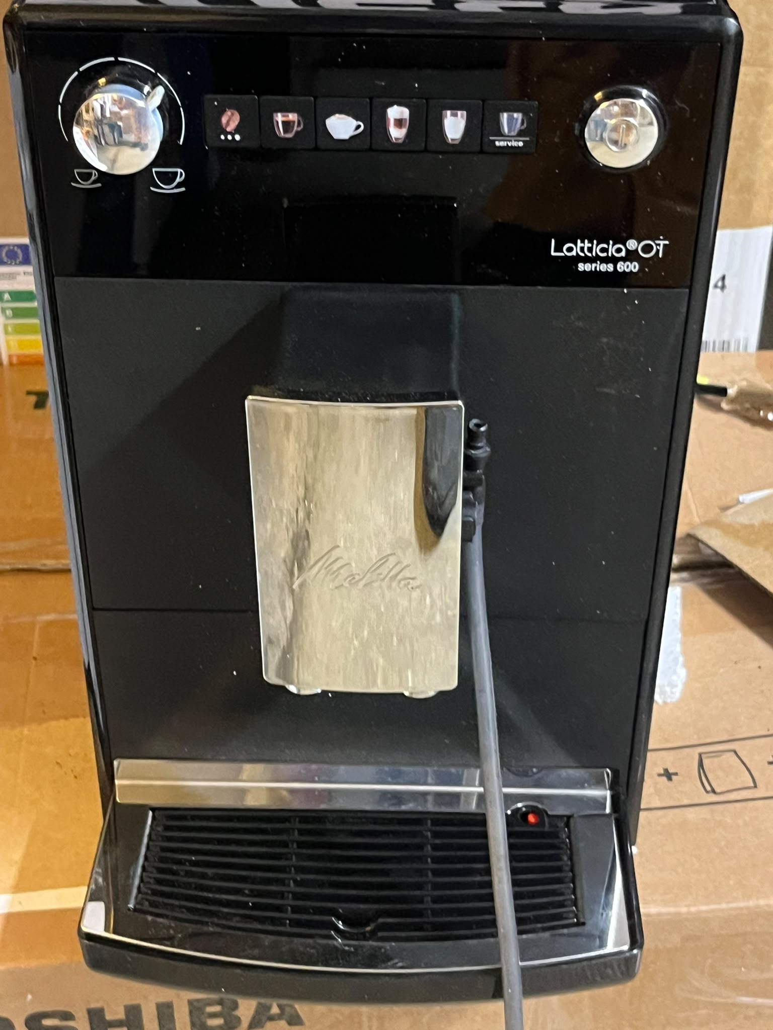 Melitta Nero & Acciaio Macchina da Caffè Automatica Latticia OT Serie 600 image 2