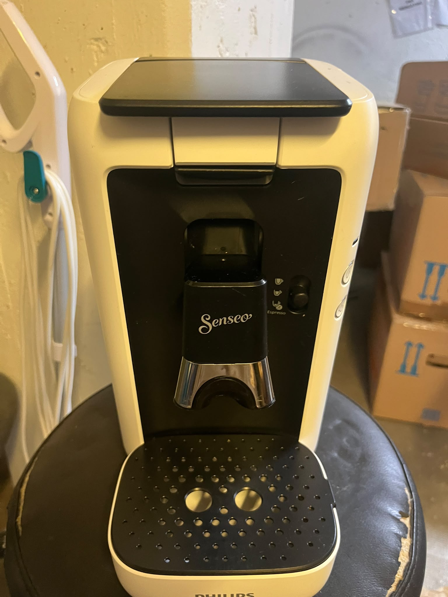 Philips Macchina da Caffè Senseo Bianca e Nera