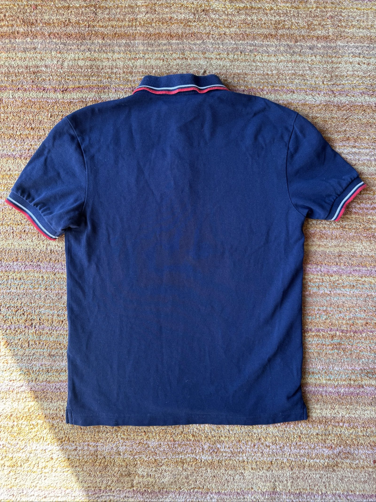 Prada Navy Blue Cotton Polo Shirt XS Men's image 3