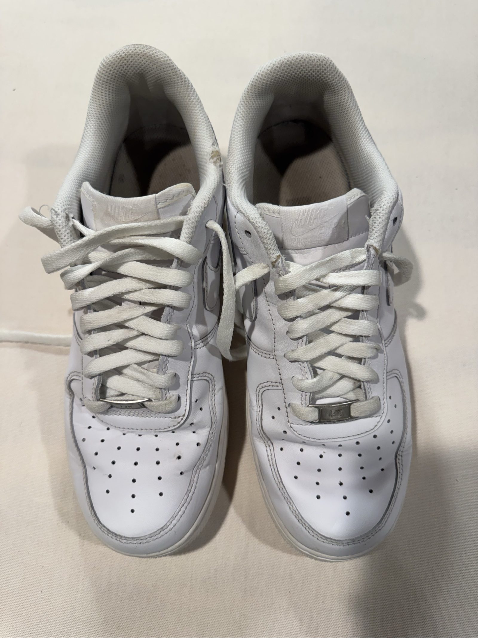 Nike Air Force 1 ’07 Men’s Sneakers – Triple White – 10 image 3
