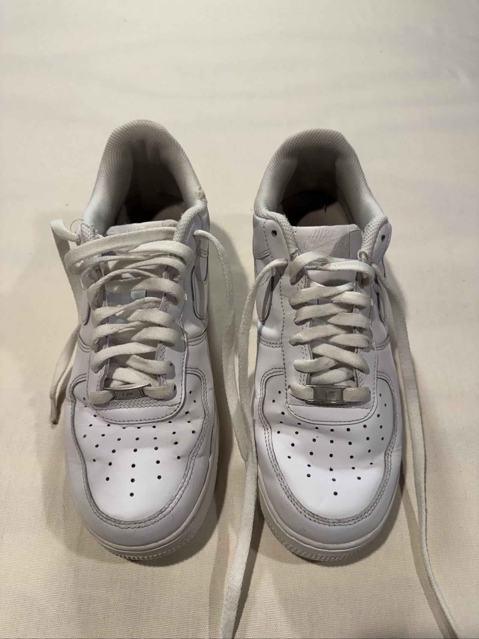 Nike Air Force 1 ’07 Men’s Sneakers – Triple White – 10 image 7