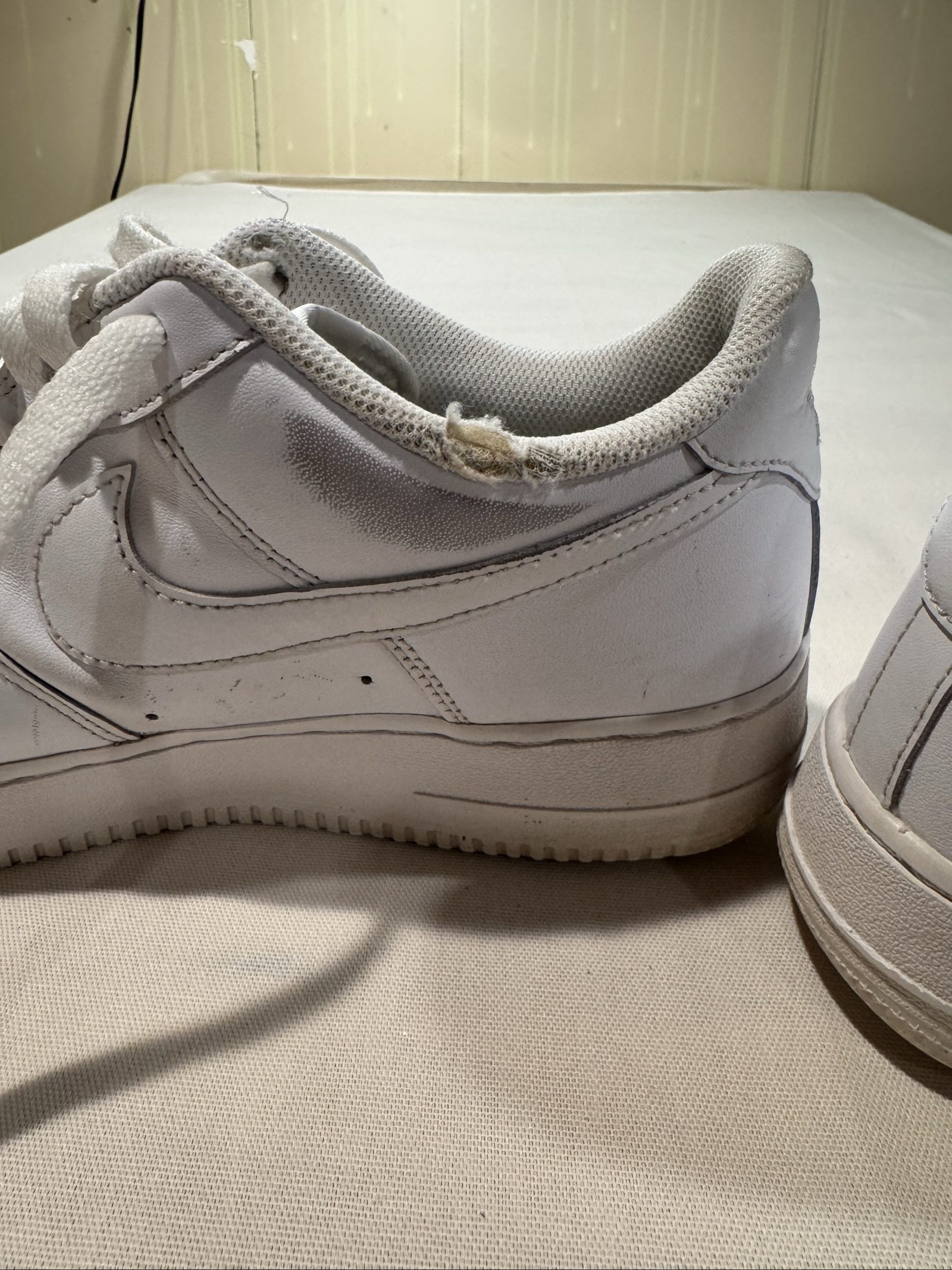 Nike Air Force 1 ’07 Men’s Sneakers – Triple White – 10 image 8