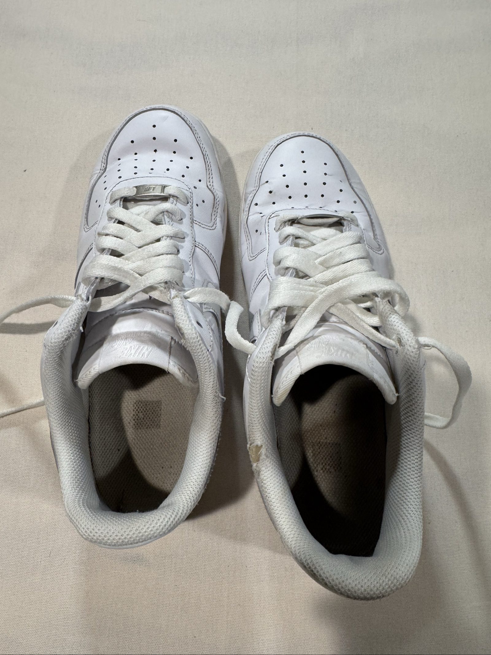 Nike Air Force 1 ’07 Men’s Sneakers – Triple White – 10 image 9