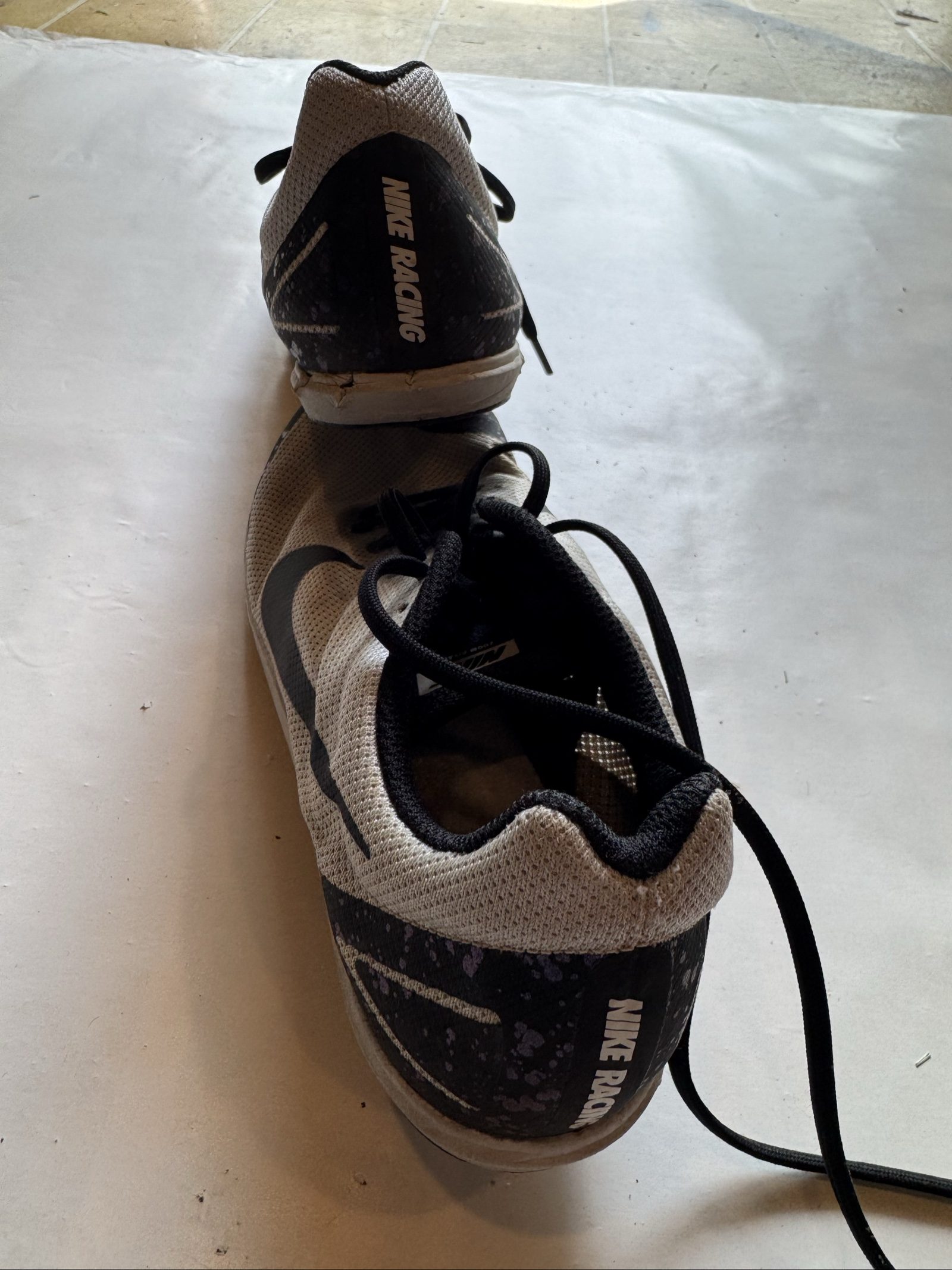 Nike Zoom Rival D 10 Men’s Track Racing Spikes – Platinum Black – 9 image 8