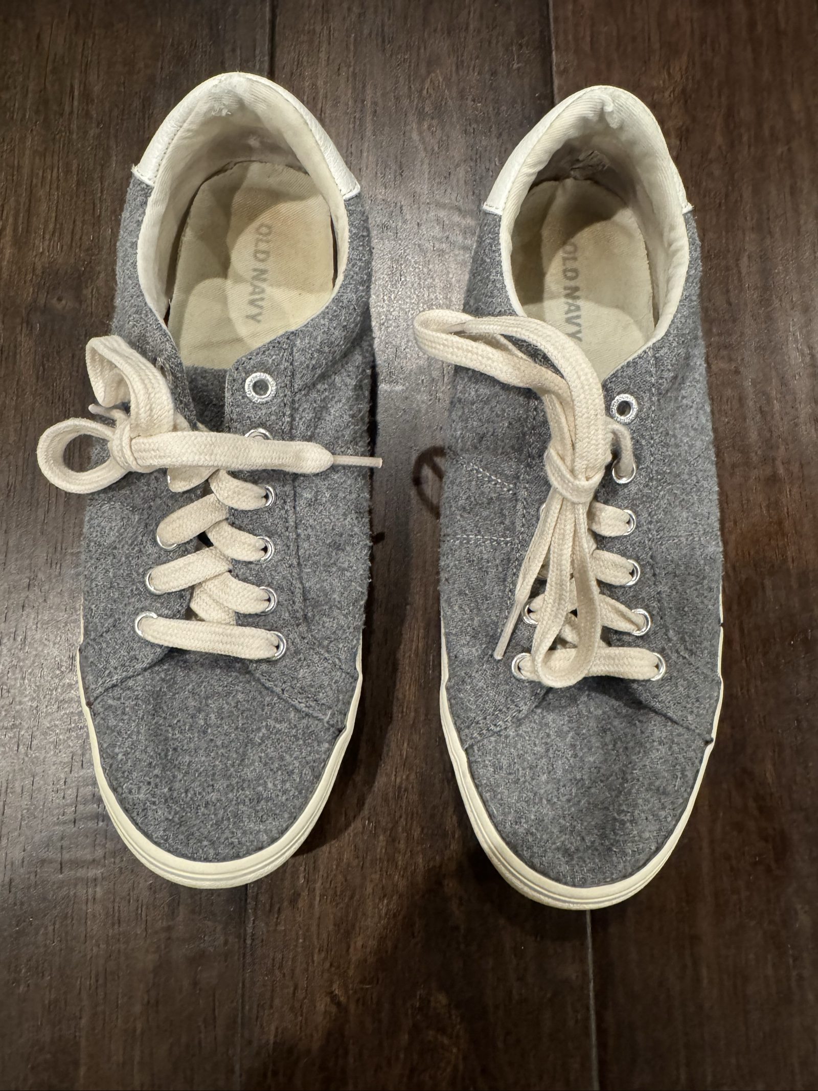 Women's Old Navy Casual Sneakers – Gray Cream - Size 6 image 6