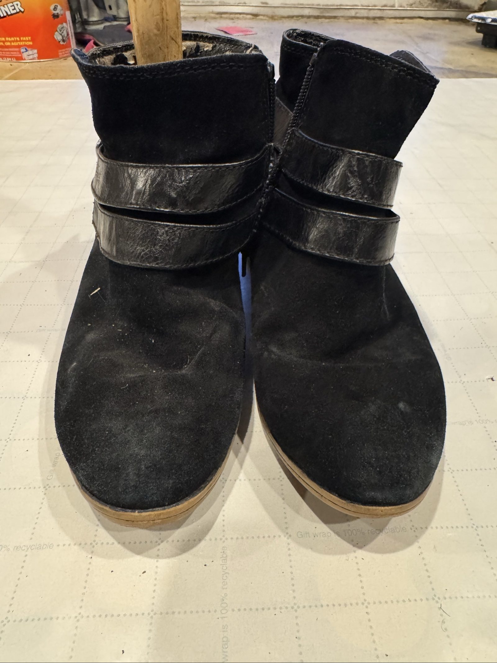 Black ankle boots
