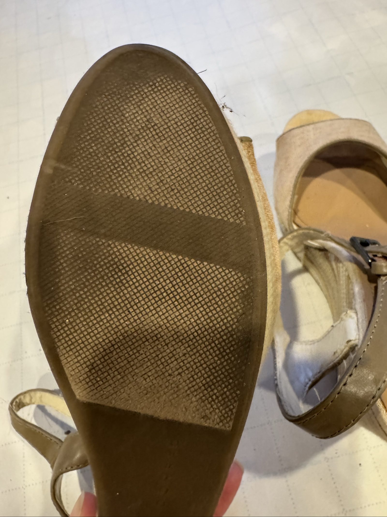 DRAFT READY Women’s Lauren Conrad Wedge Heel Sandal – Brown – Size 7 Med image 6
