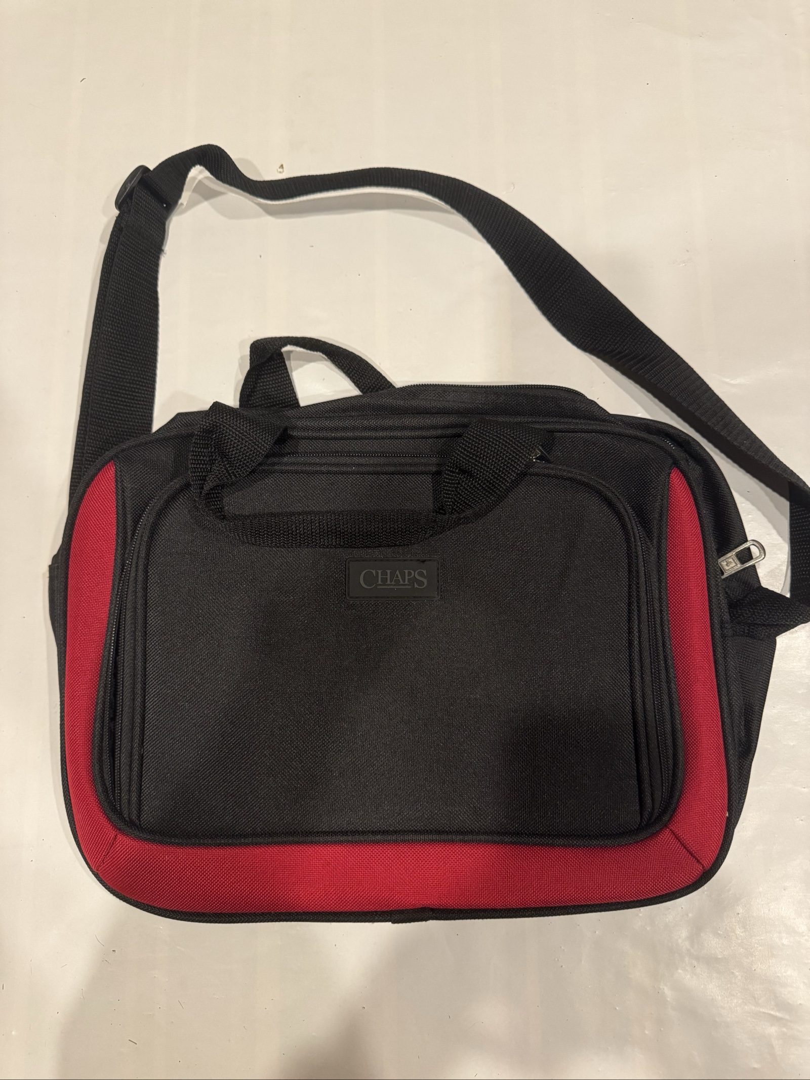 Chaps Brand Duffel/Laptop Bag – Red – 14x11 inches