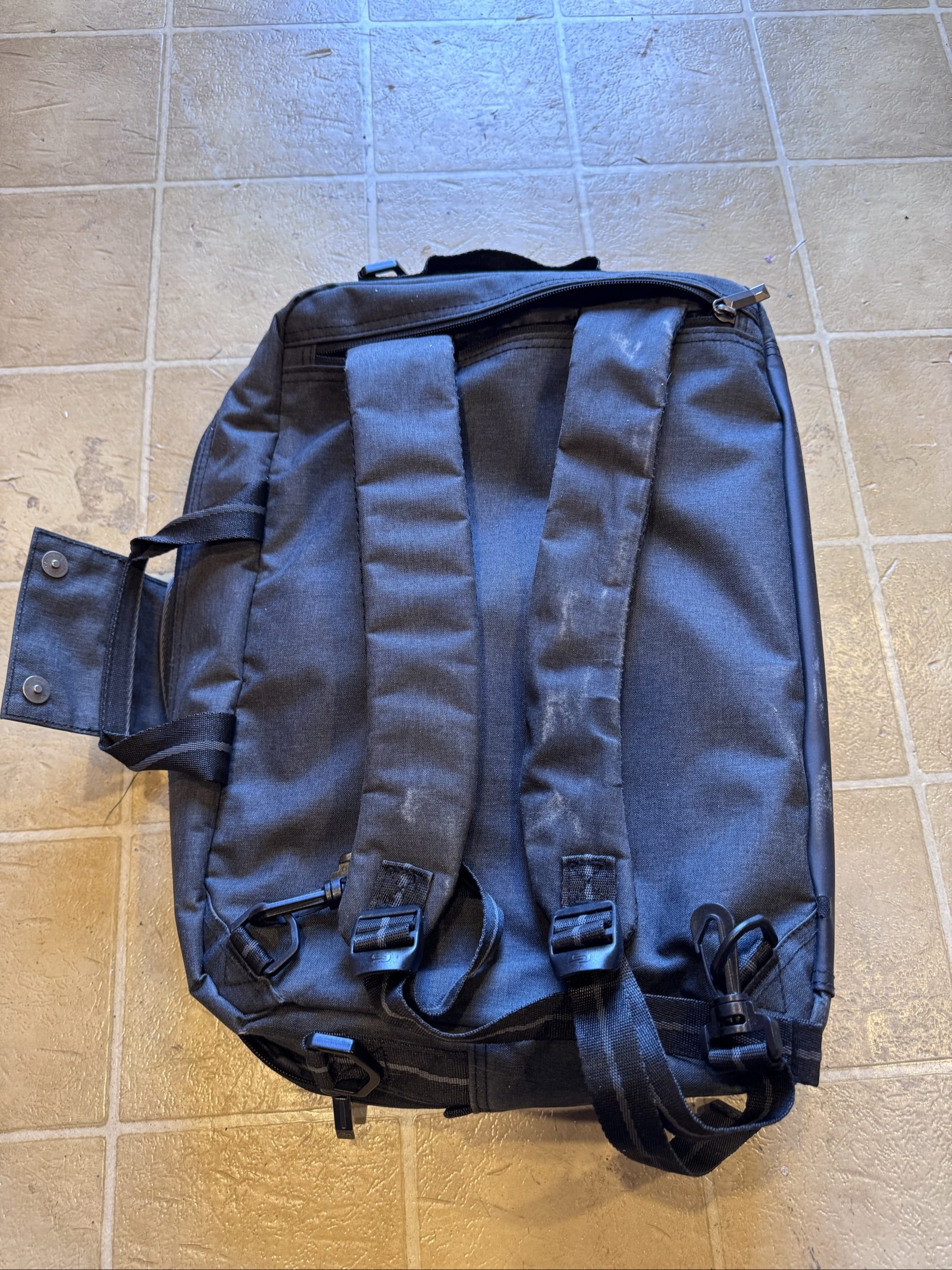 Solo New York Duane 15.6" Hybrid Backpack Briefcase - Gray image 3