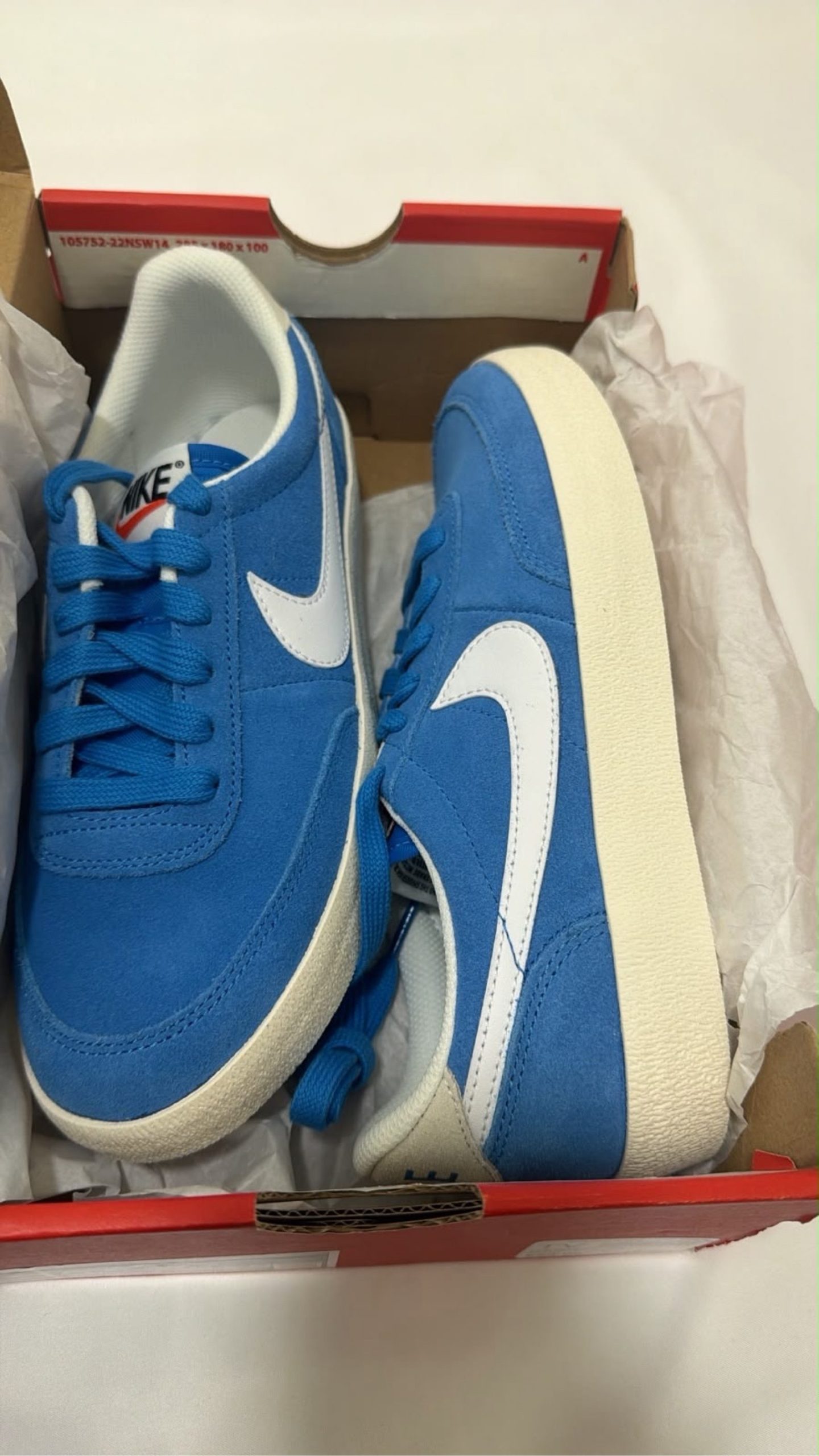 Nike Blue & White Killshot 2 Shoes UK 5.5 image 3