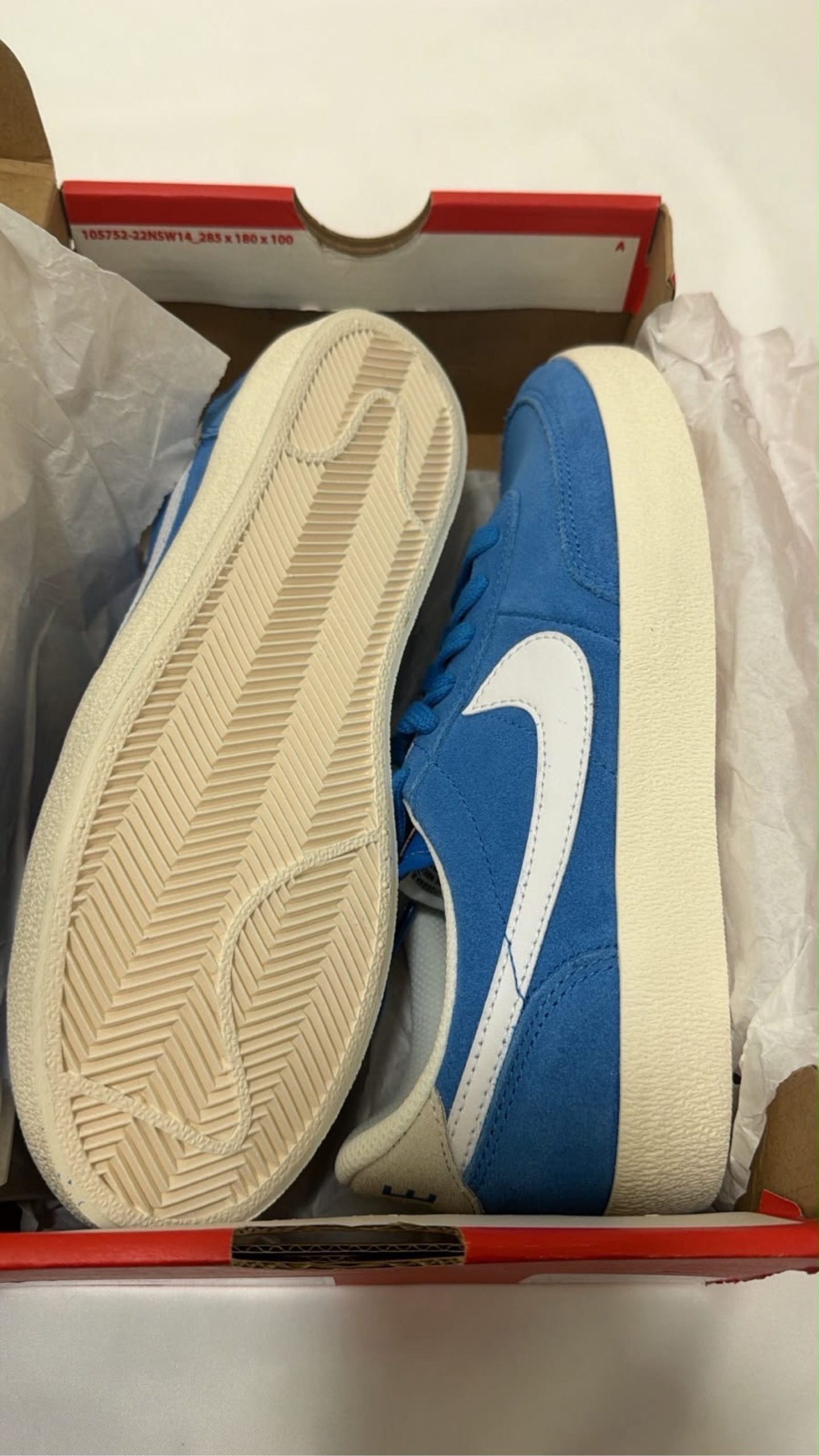 Nike Blue & White Killshot 2 Shoes UK 5.5 image 4