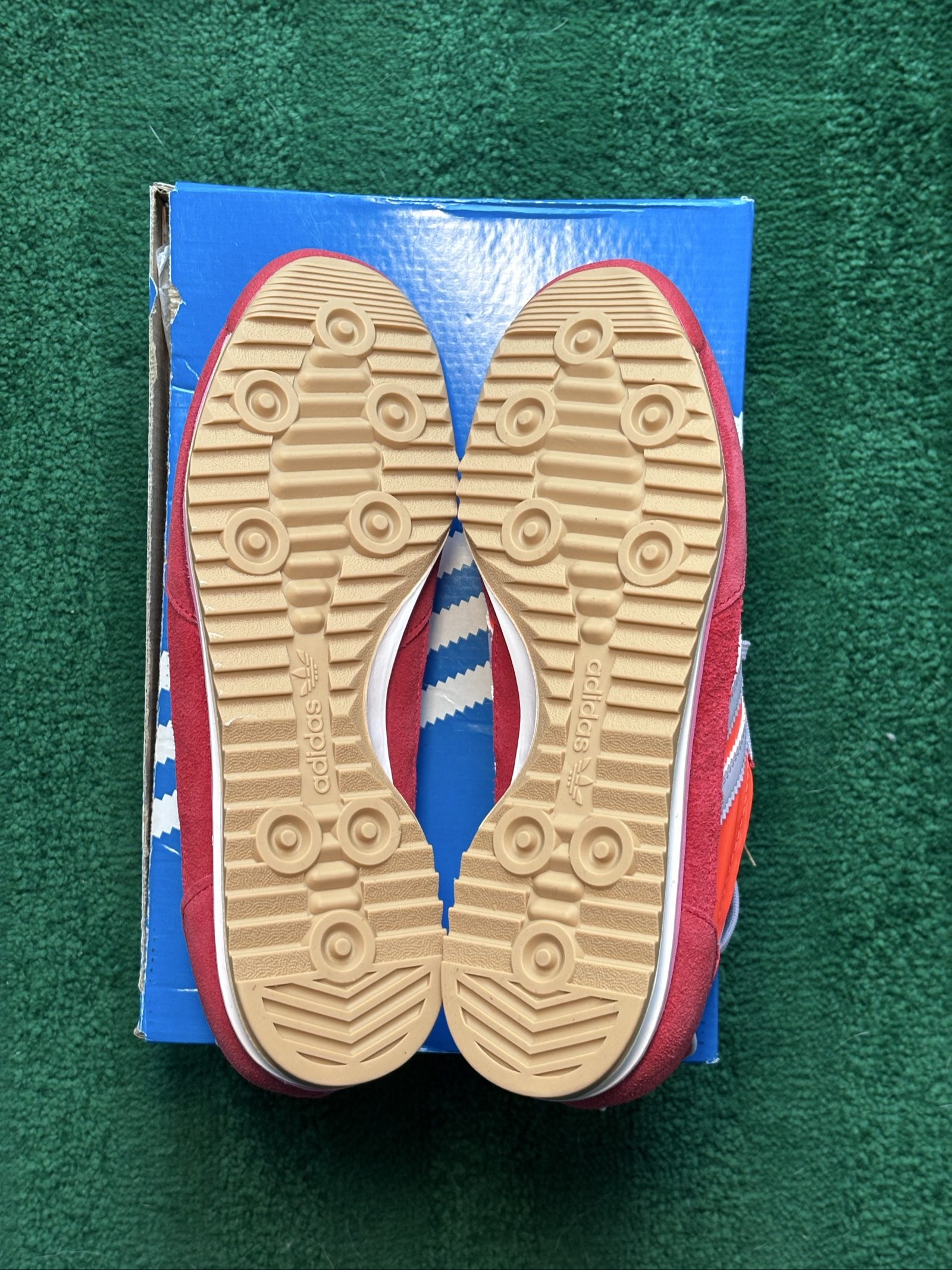 UK 5.5 Wmns | adidas SL 72 OG W | Solar Red JH7392 | New Damaged Box image 5