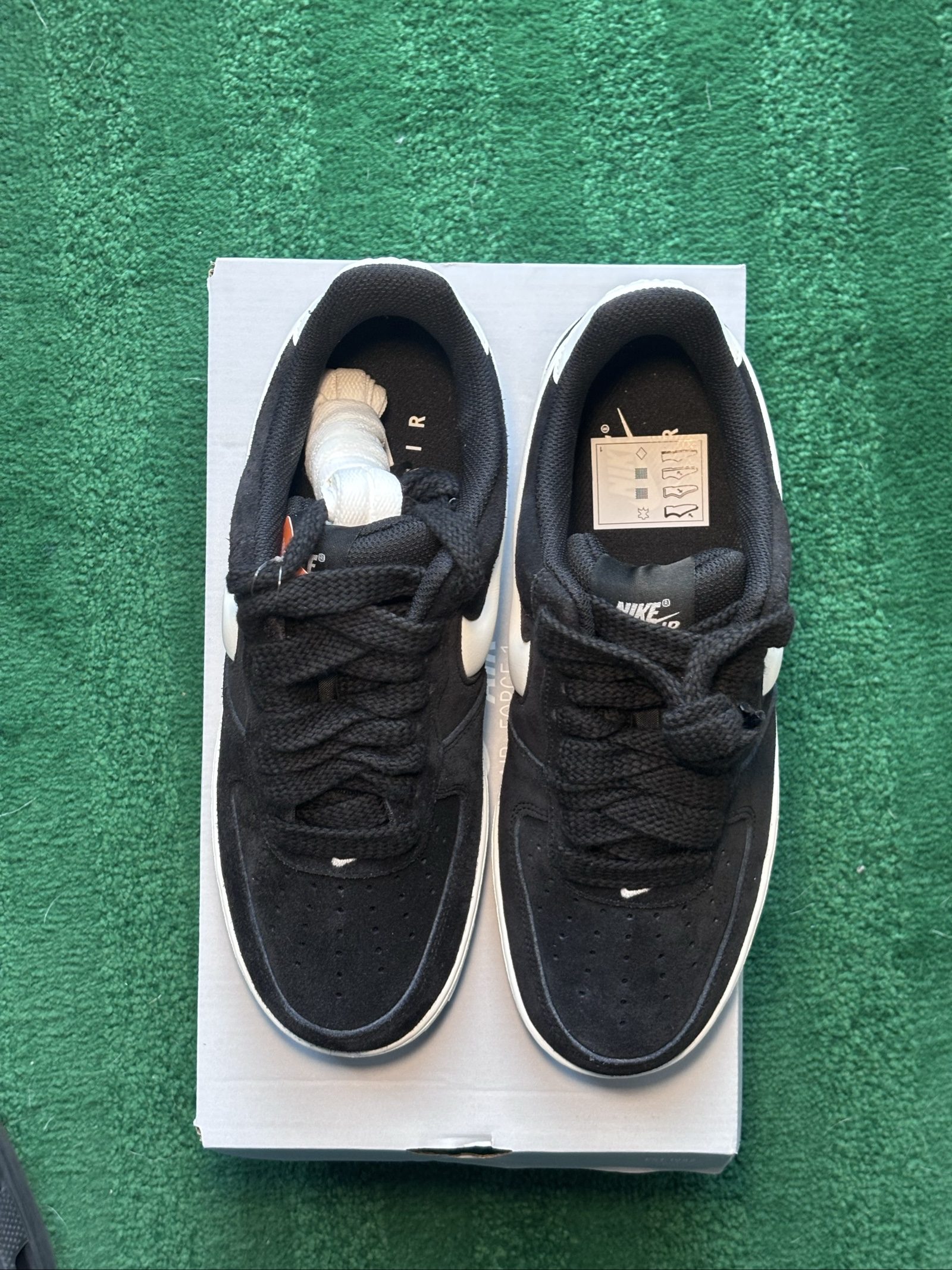 Uk 8 Nike Air Force 1 '07 LV8 | Black Sail IU7592-001 | New image 4