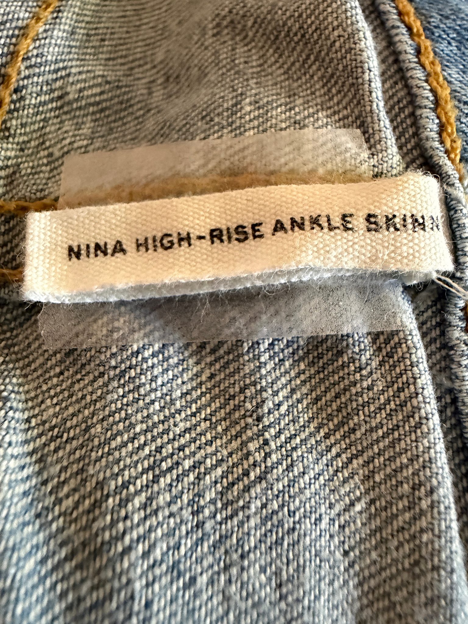 rag & bone Blue Nina High-Rise Ankle Skinny Jeans Size 30 image 4