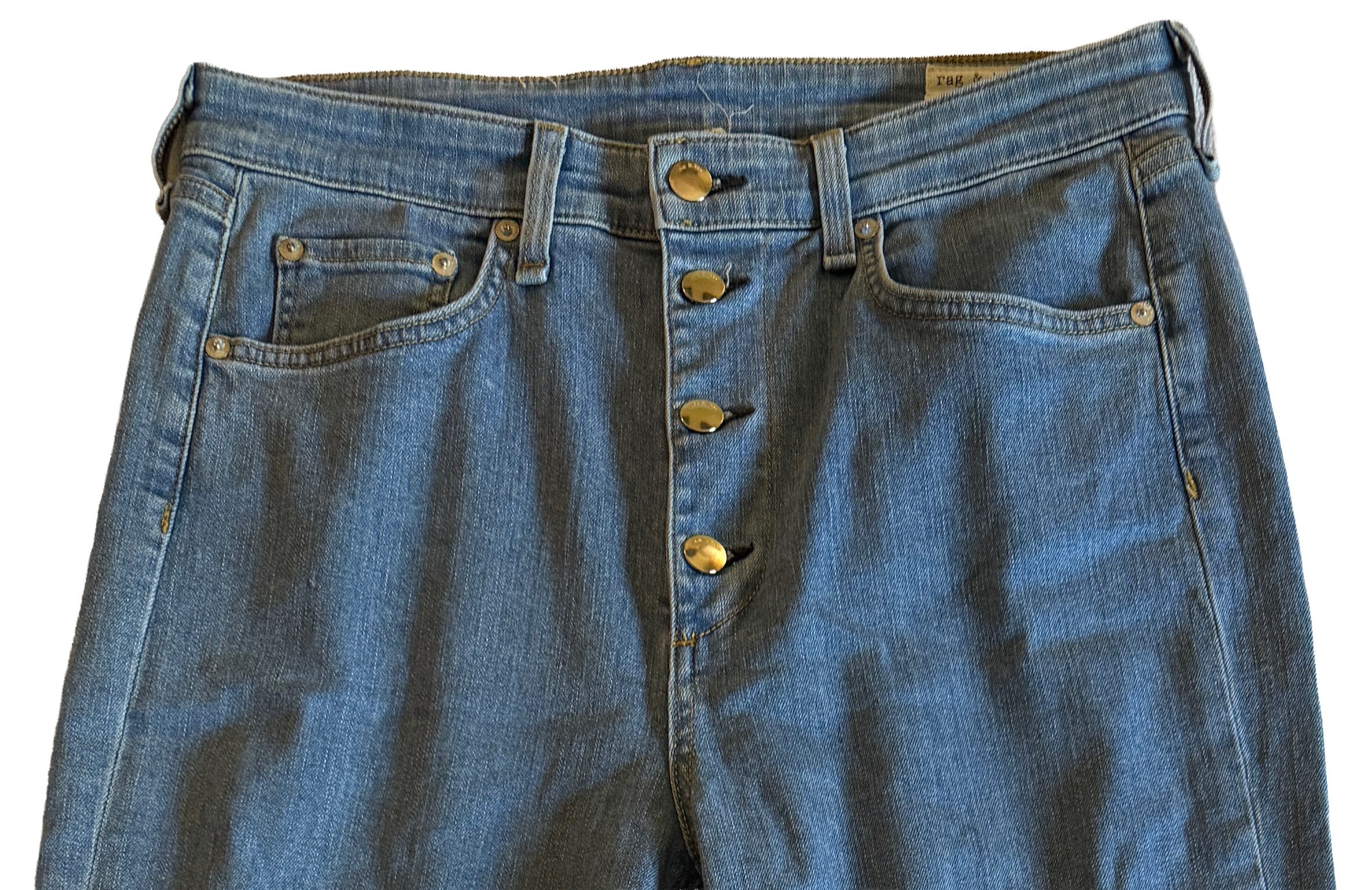 rag & bone Blue Nina High-Rise Ankle Skinny Jeans Size 30 image 7