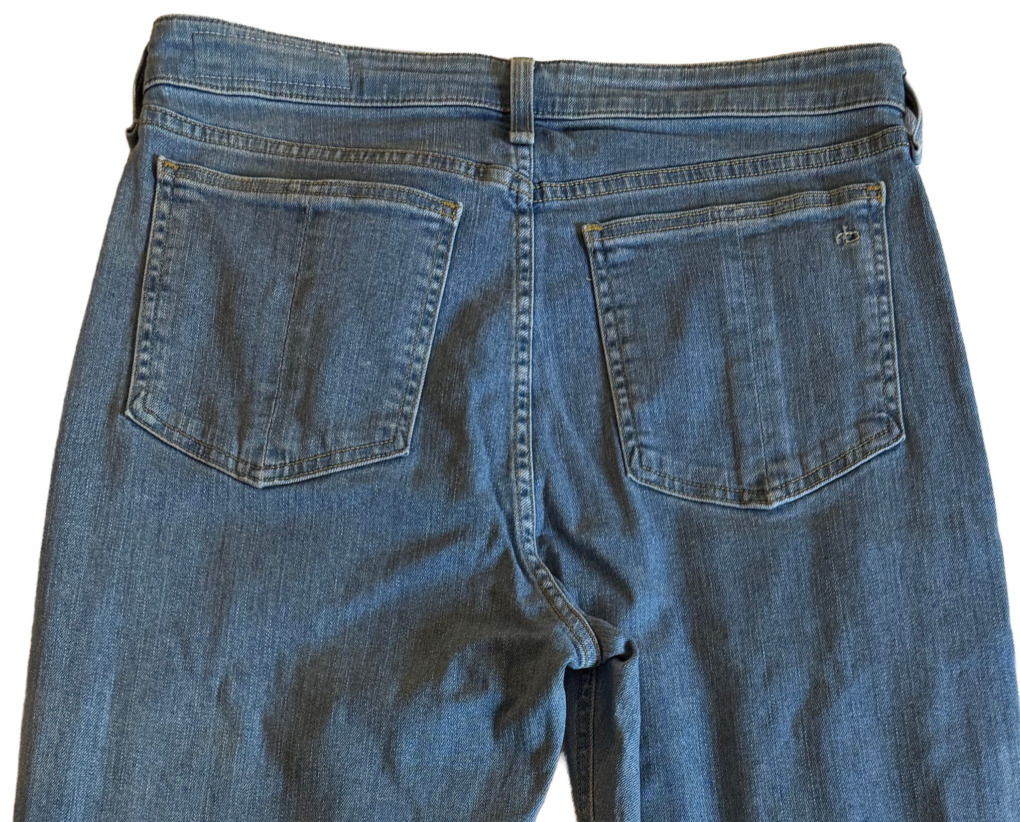 rag & bone Blue Nina High-Rise Ankle Skinny Jeans Size 30 image 8