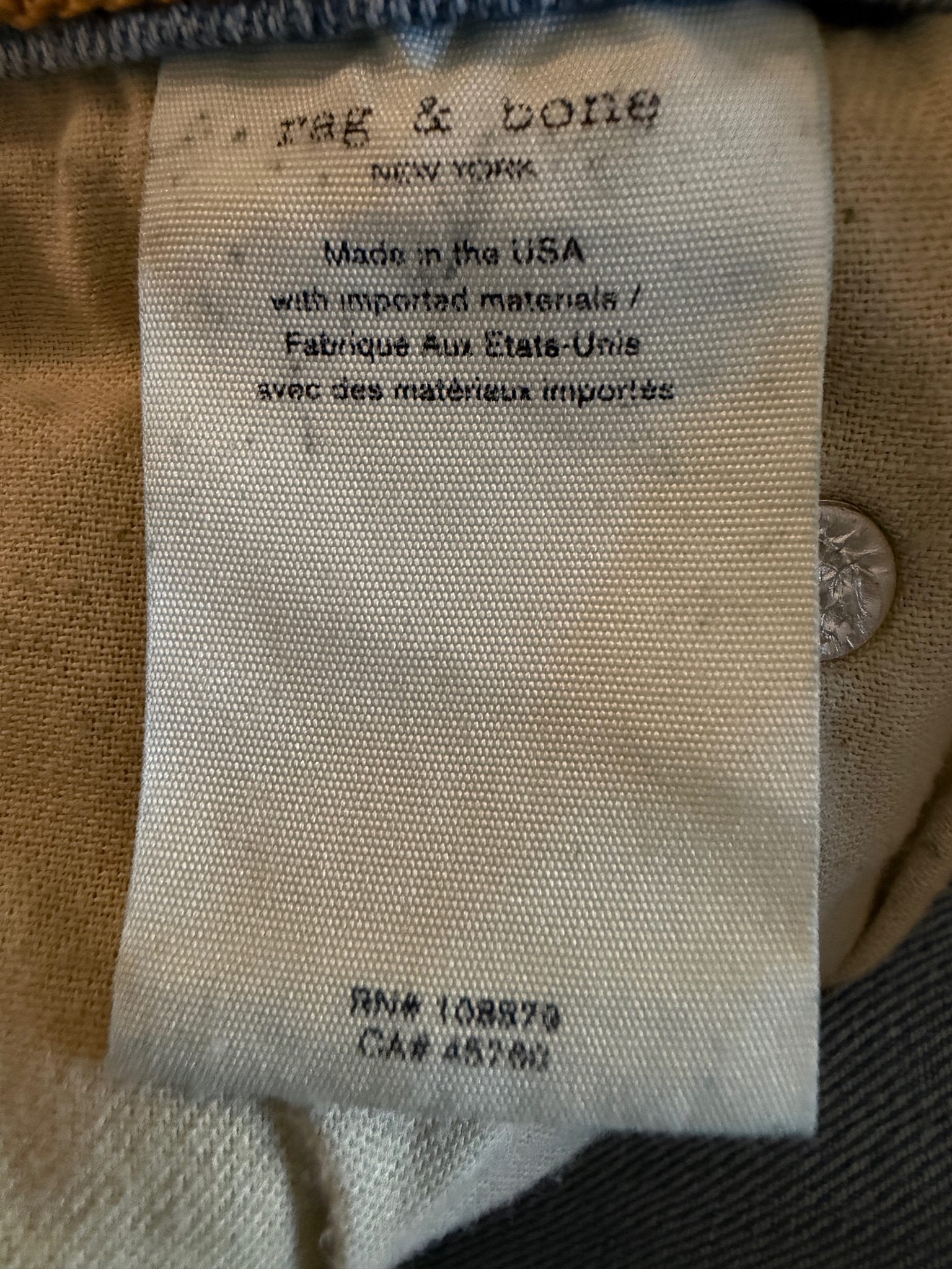rag & bone Blue Nina High-Rise Ankle Skinny Jeans Size 30 image 9