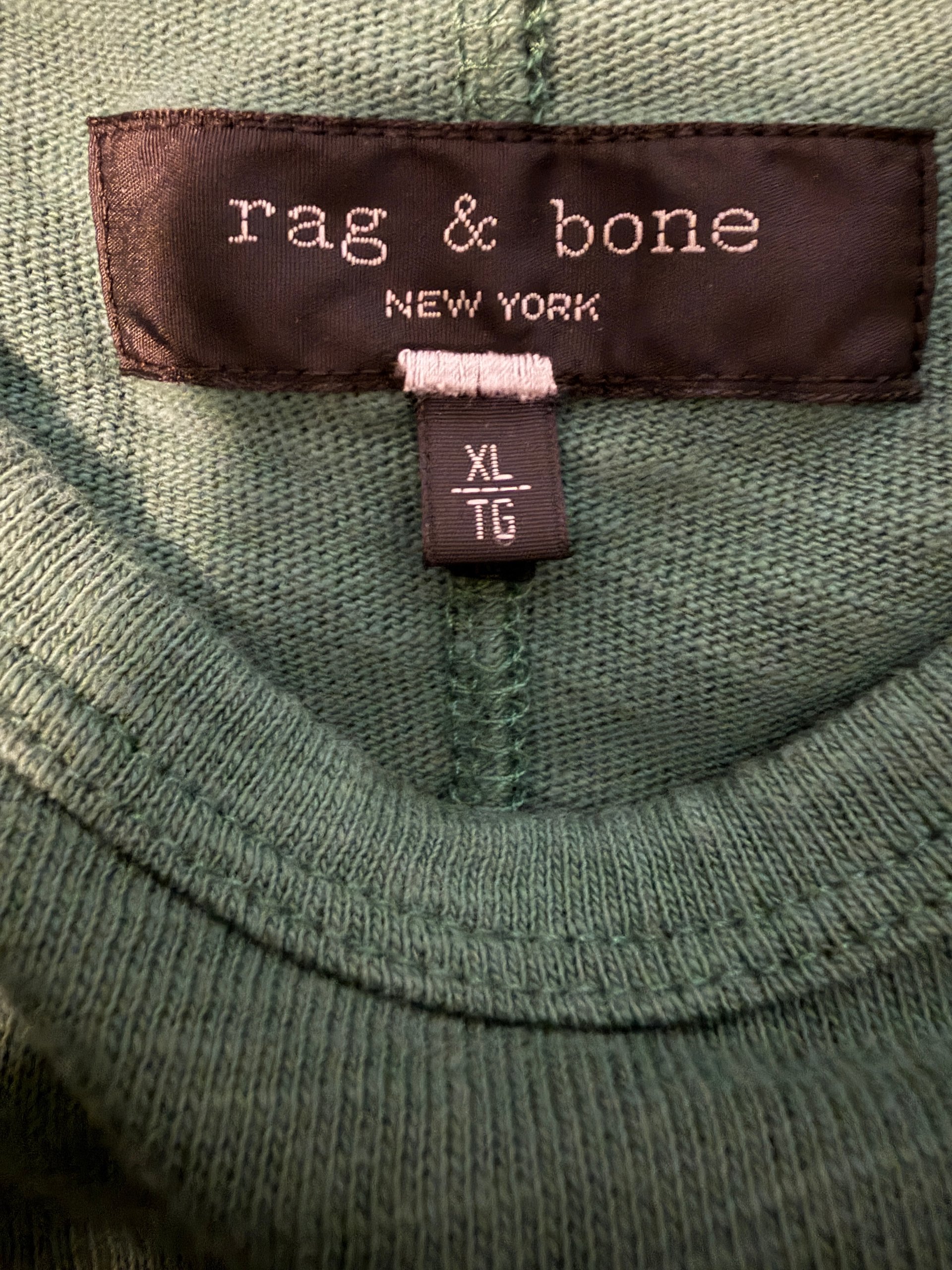 rag & bone Men's Embroidered Smiley Face Slub Cotton Tee 2 XL image 3