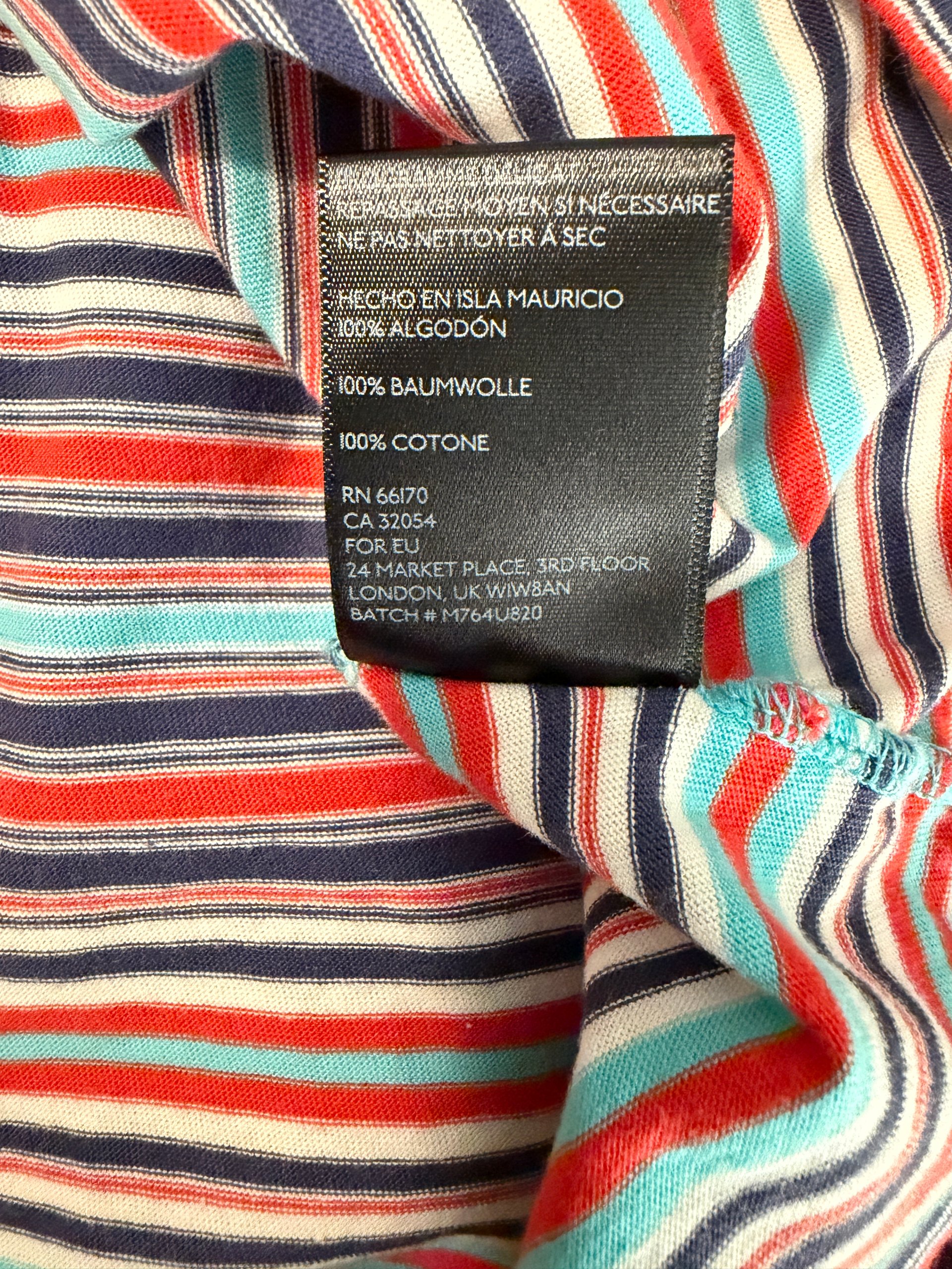 BDG Urban Outfitters Men's Striped Slim Fit Crew Neck T-Shirt Large image 5