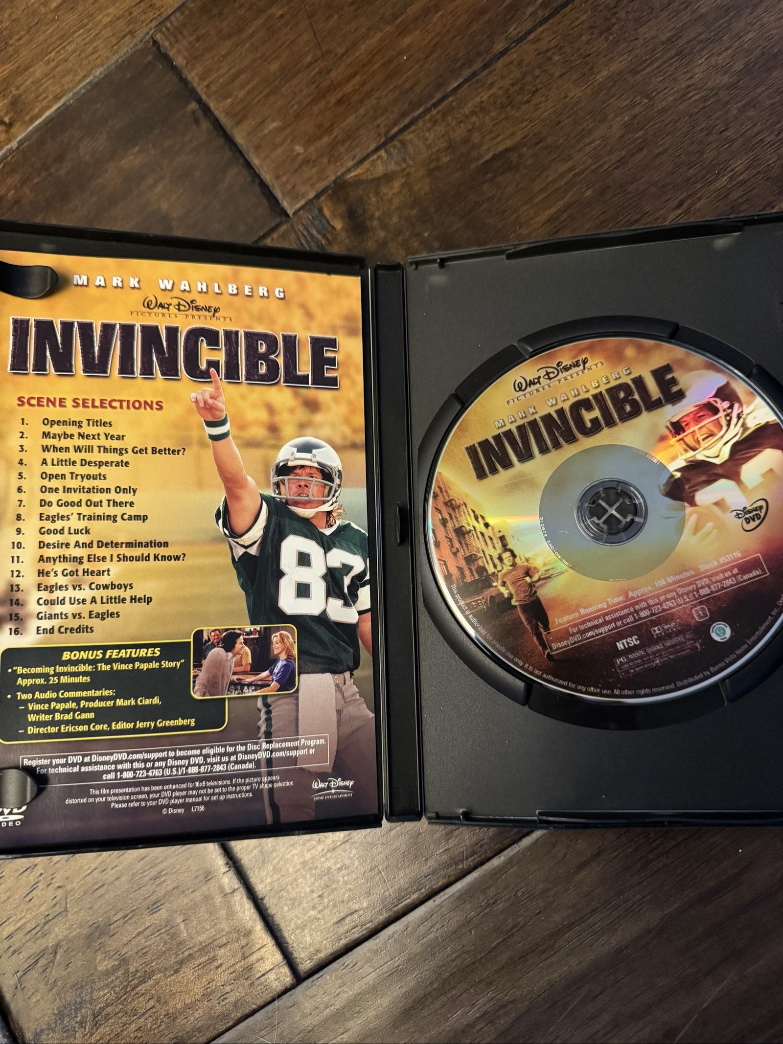 DRAFT Walt Disney Pictures Invincible DVD image 3