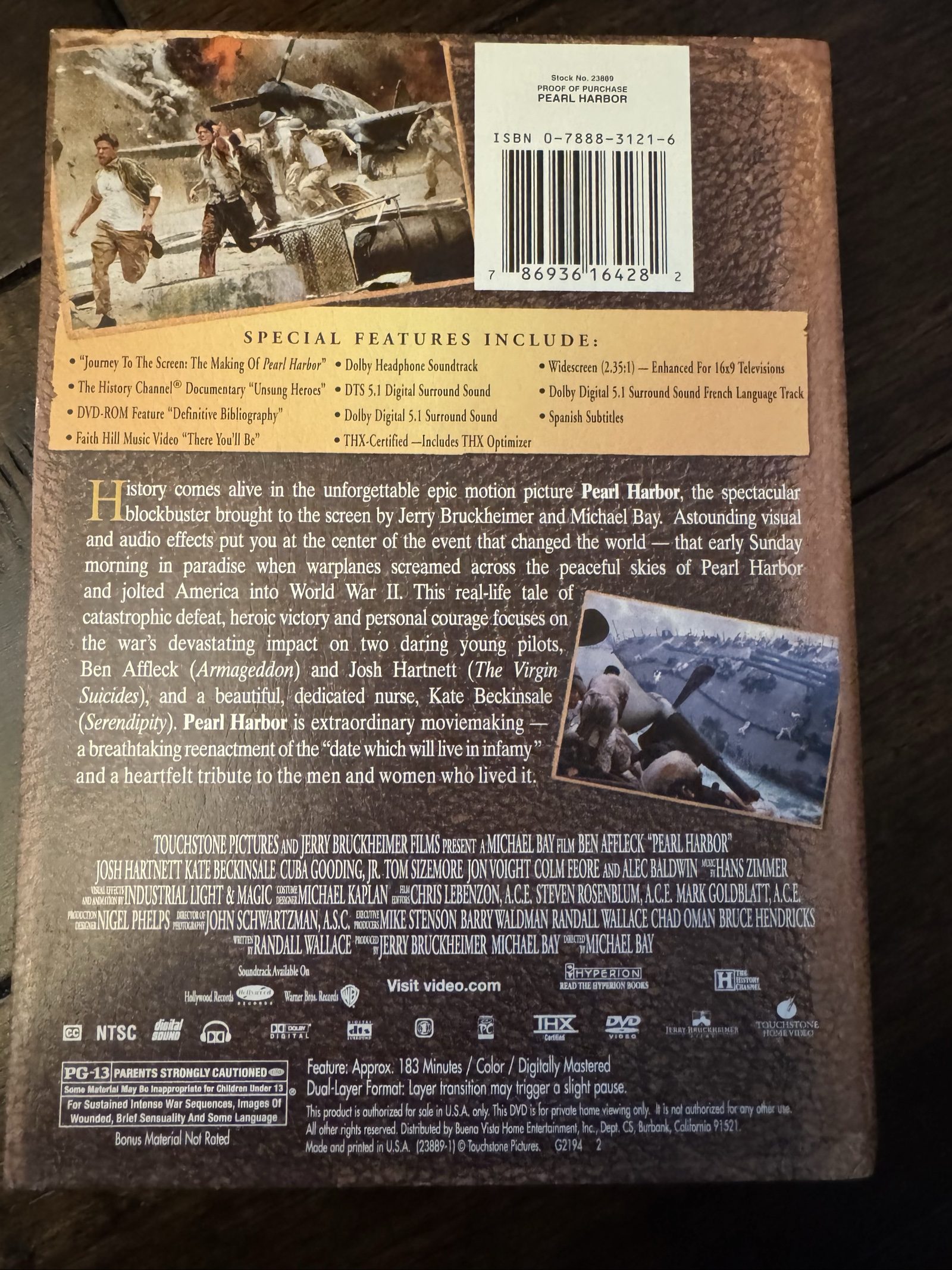 Draft Pearl Harbor 60th Anniversary Commemorative Edition 2-Disc DVD Set image 2