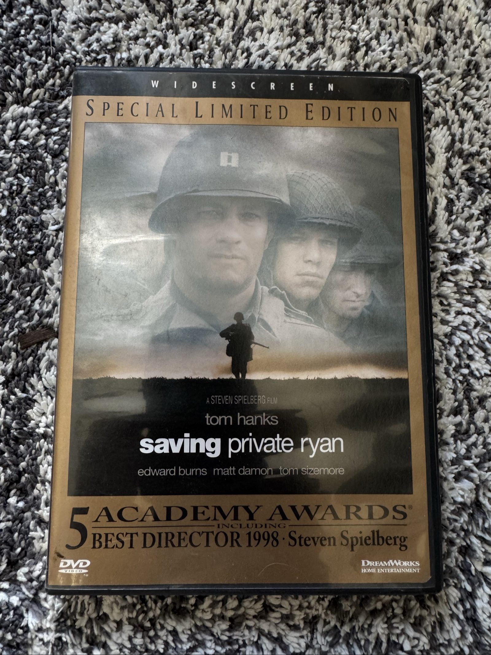 DRAFT Saving Private Ryan Special Limited Edition Widescreen DVD 1999 Tom Hanks