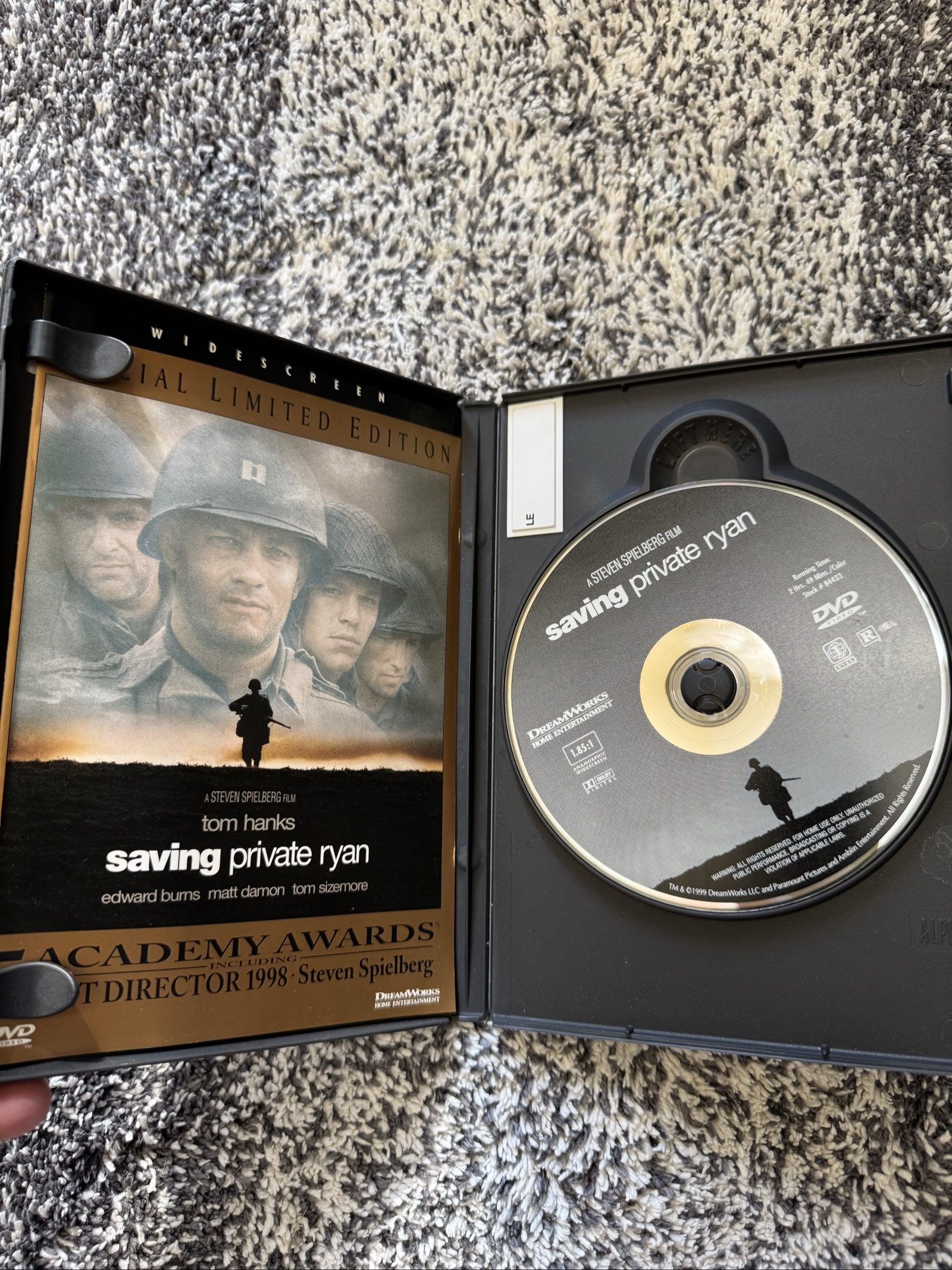DRAFT Saving Private Ryan Special Limited Edition Widescreen DVD 1999 Tom Hanks image 4