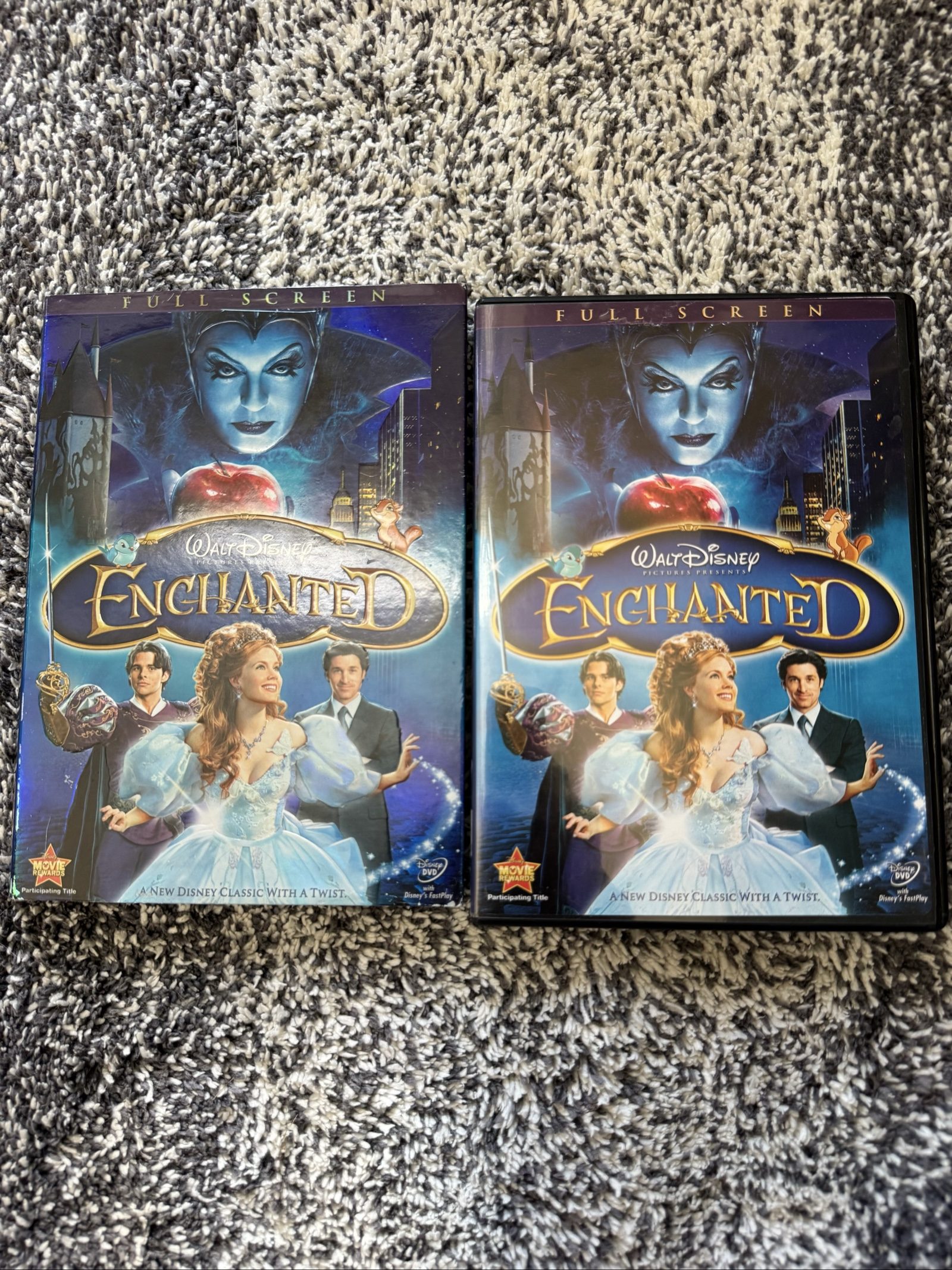 Walt Disney Enchanted Full Screen DVD 2008 Amy Adams