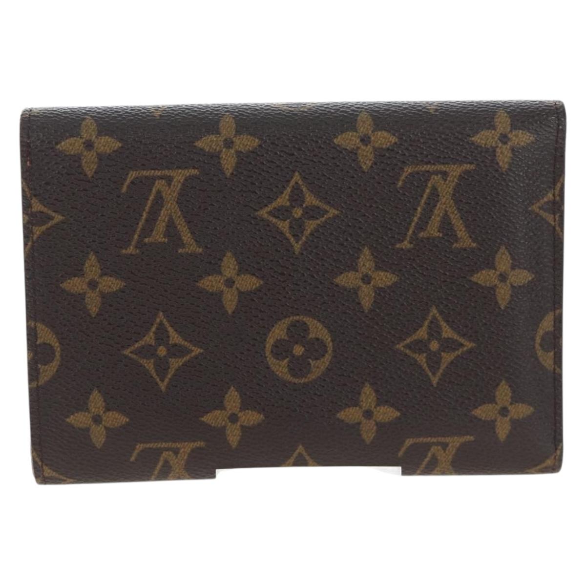 LOUIS VUITTON Monogram Porte TresorEtui Papie Wallet M61202 LV Auth BA15784 image 2