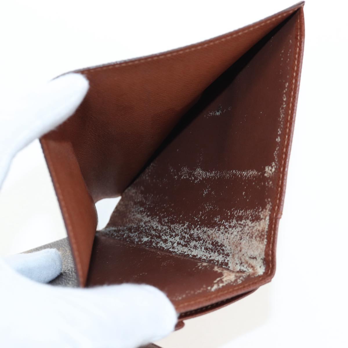 LOUIS VUITTON Monogram Porte TresorEtui Papie Wallet M61202 LV Auth BA15784 image 9